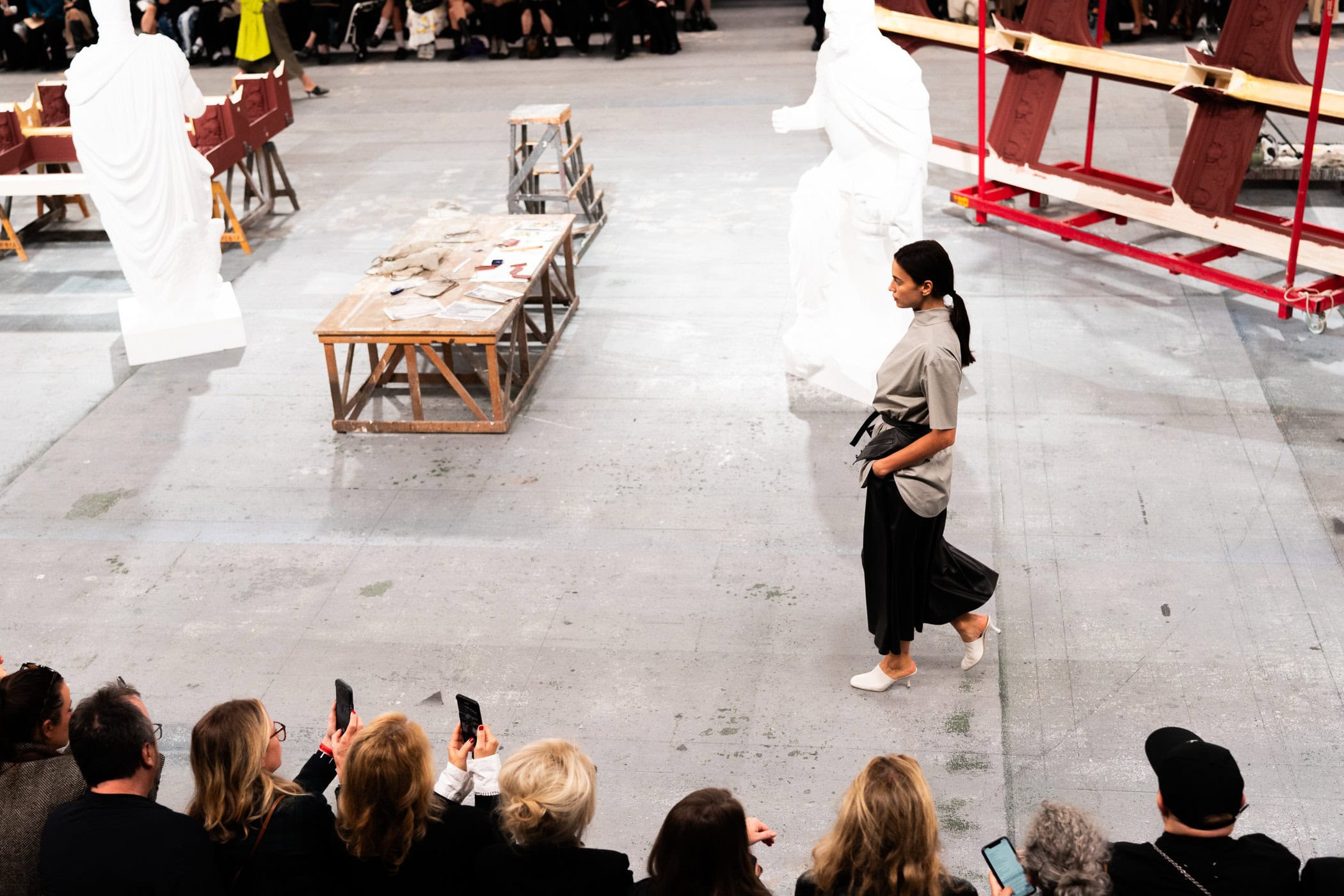 Tod S Spring 2024 Fashion Show Atmosphere