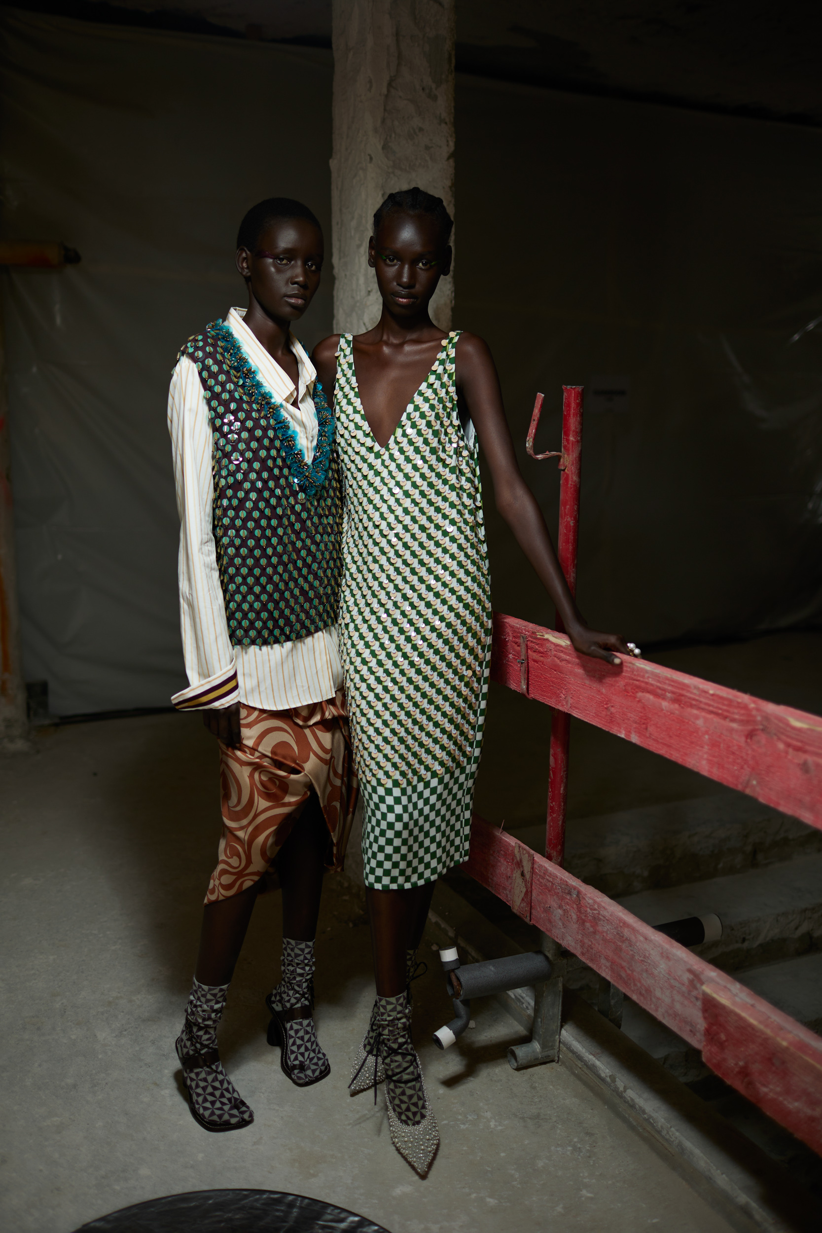 Dries Van Noten Spring 2024 Fashion Show Backstage