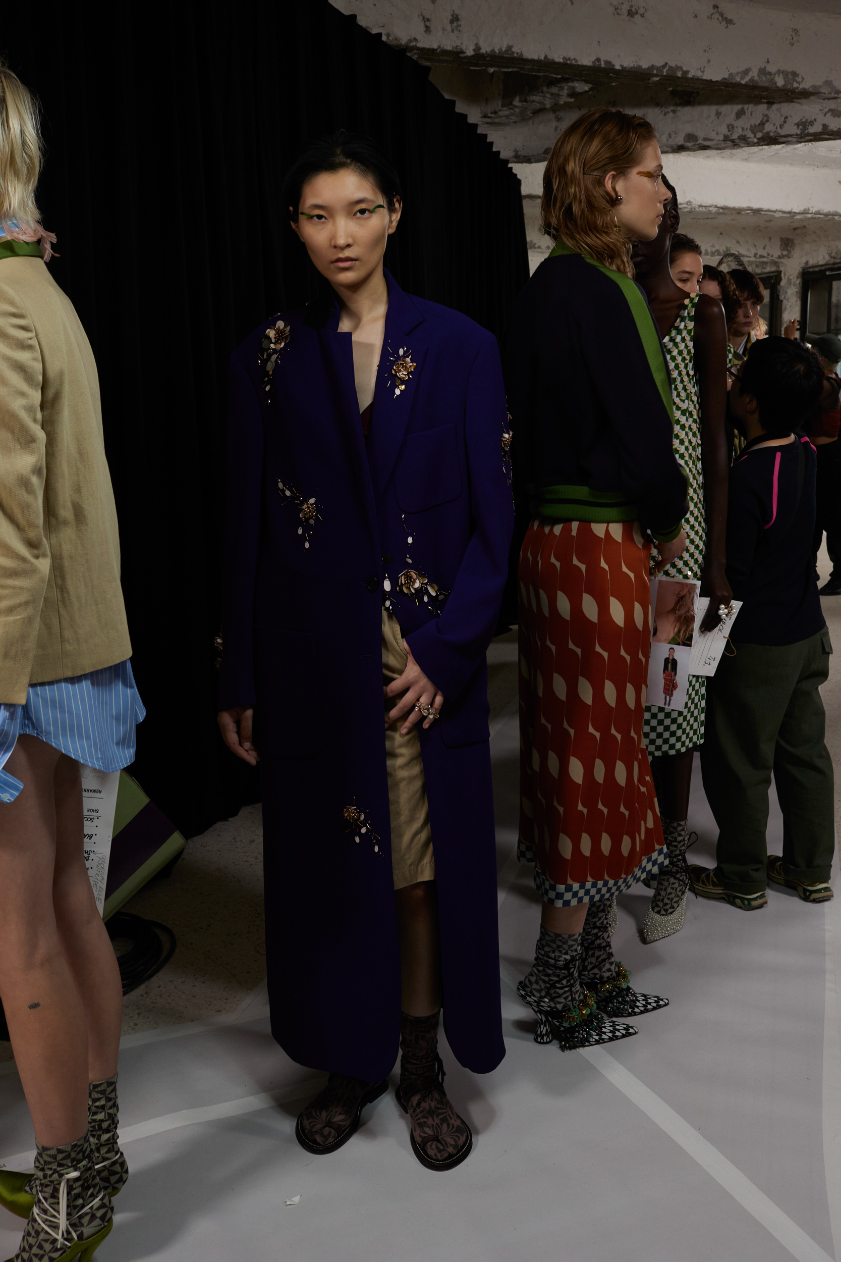 Dries Van Noten Spring 2024 Fashion Show Backstage