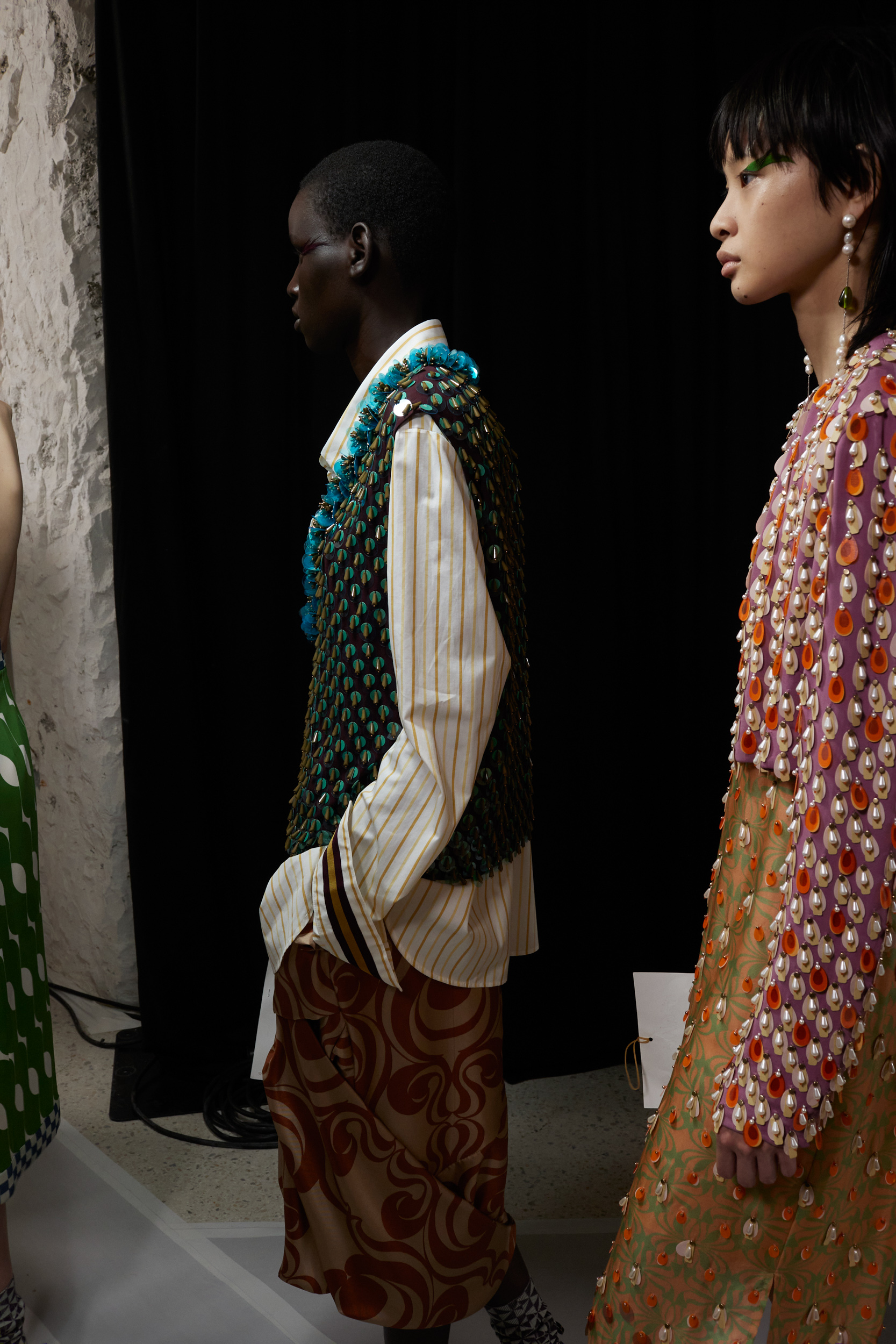 Dries Van Noten Spring 2024 Fashion Show Backstage