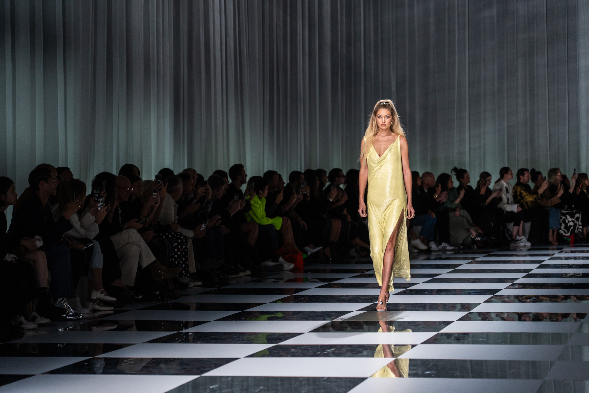 Versace Spring 2024 Fashion Show Atmosphere