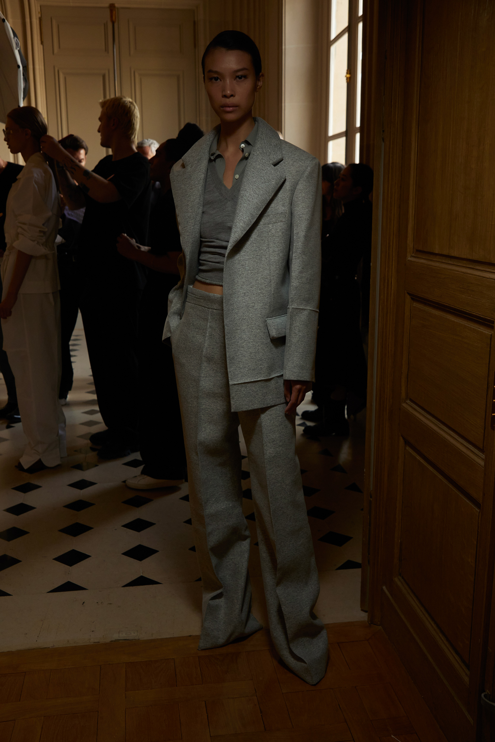 Victoria Beckham Spring 2024 Fashion Show Backstage