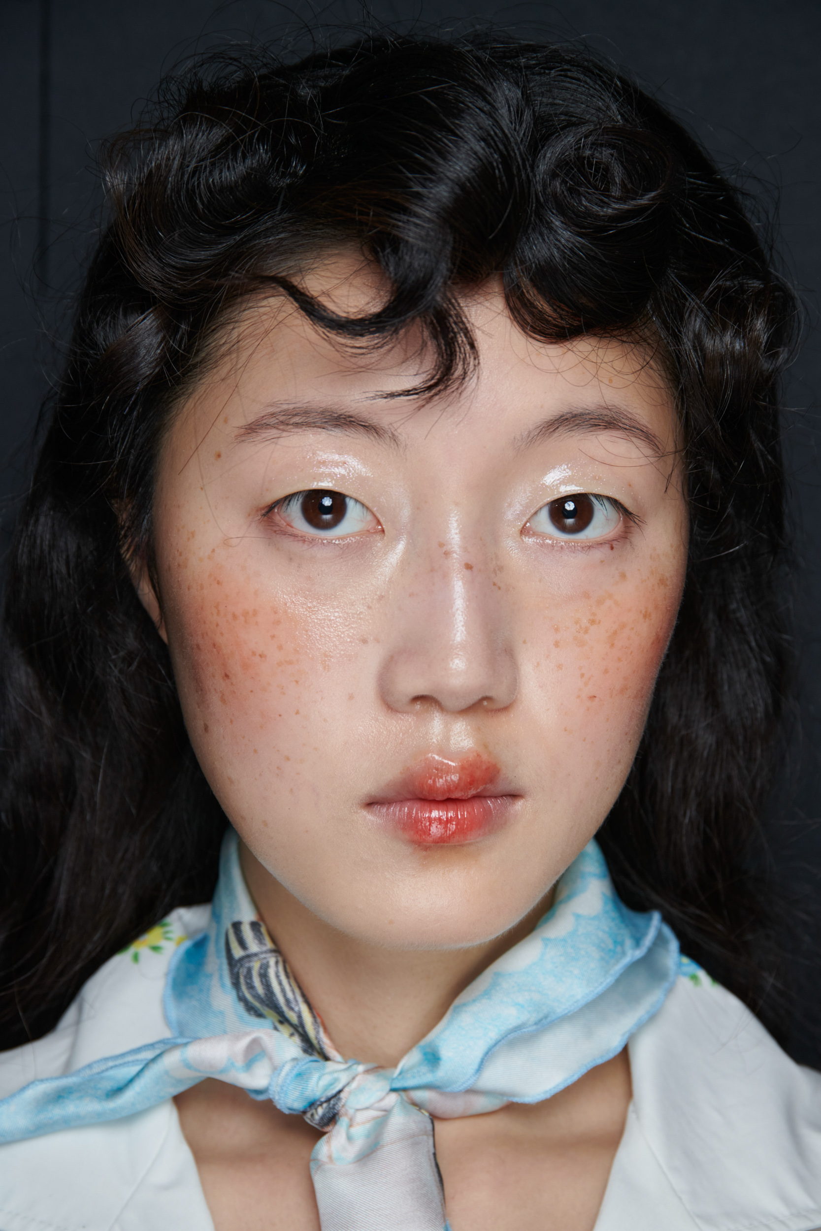 Yuhan Wang Spring 2024 Fashion Show Backstage