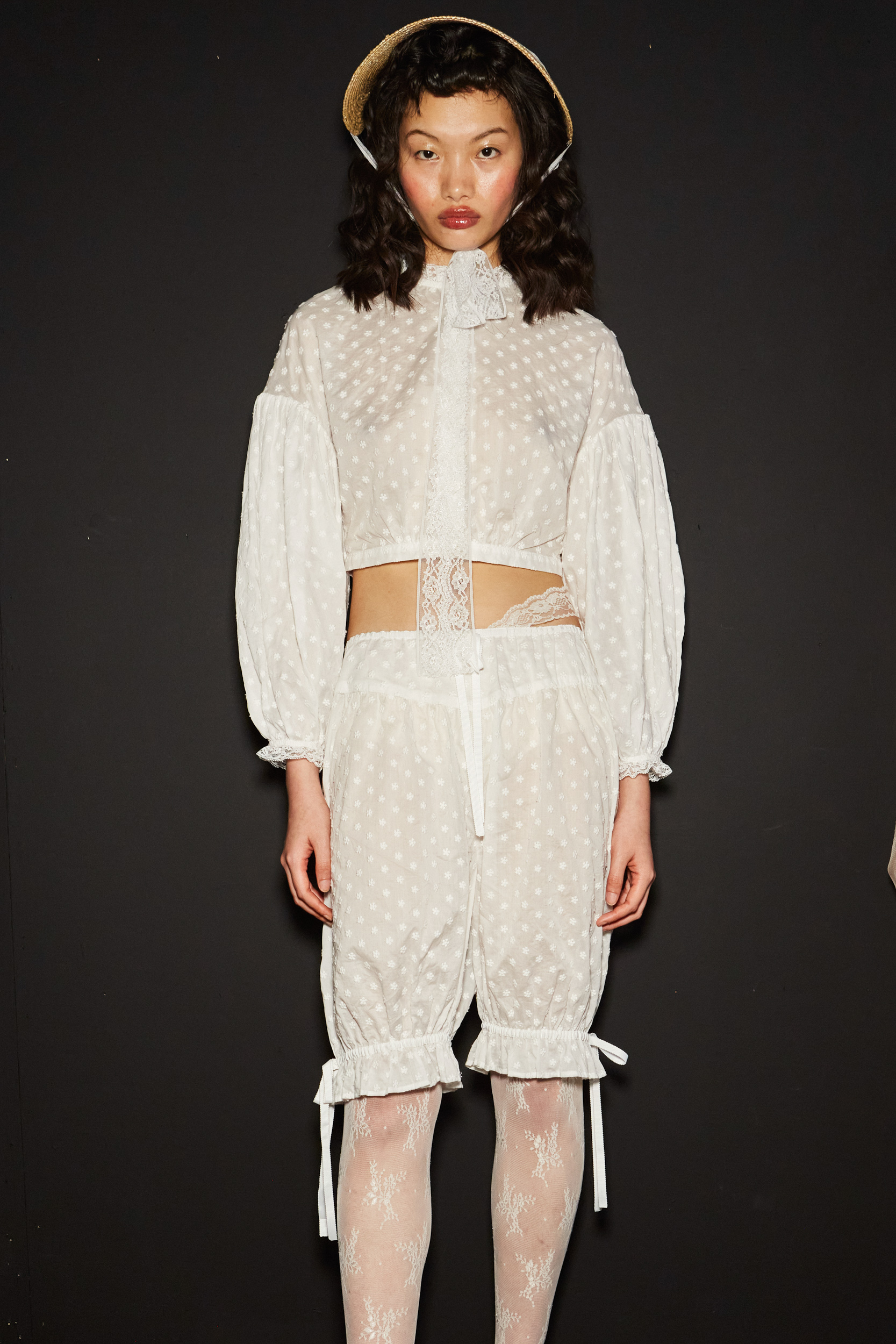 Yuhan Wang Spring 2024 Fashion Show Backstage