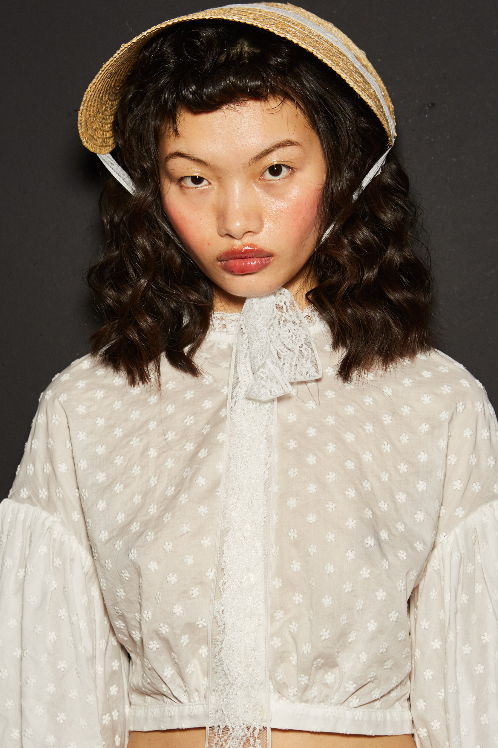 Yuhan Wang Spring 2024 Fashion Show Backstage