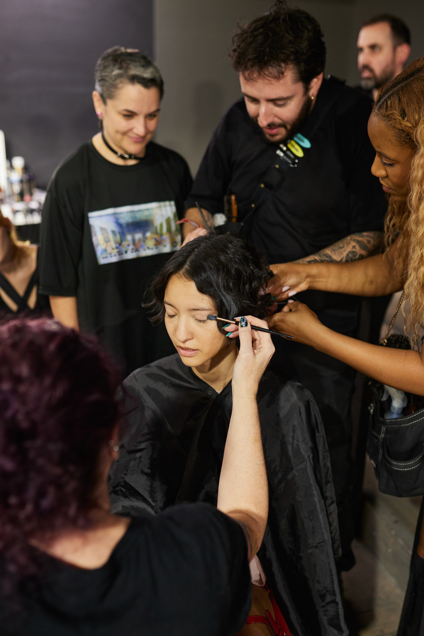 Duran Lantink Spring 2024 Fashion Show Backstage