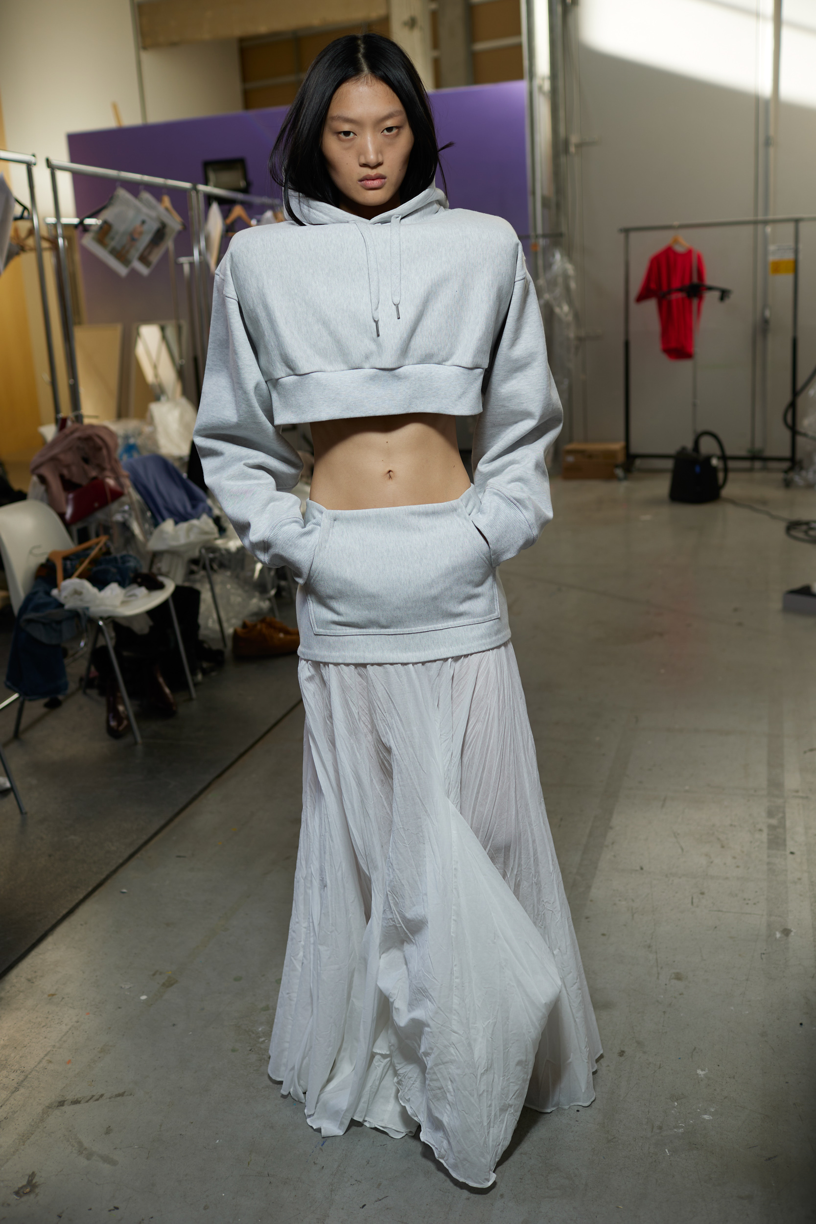 Duran Lantink Spring 2024 Fashion Show Backstage