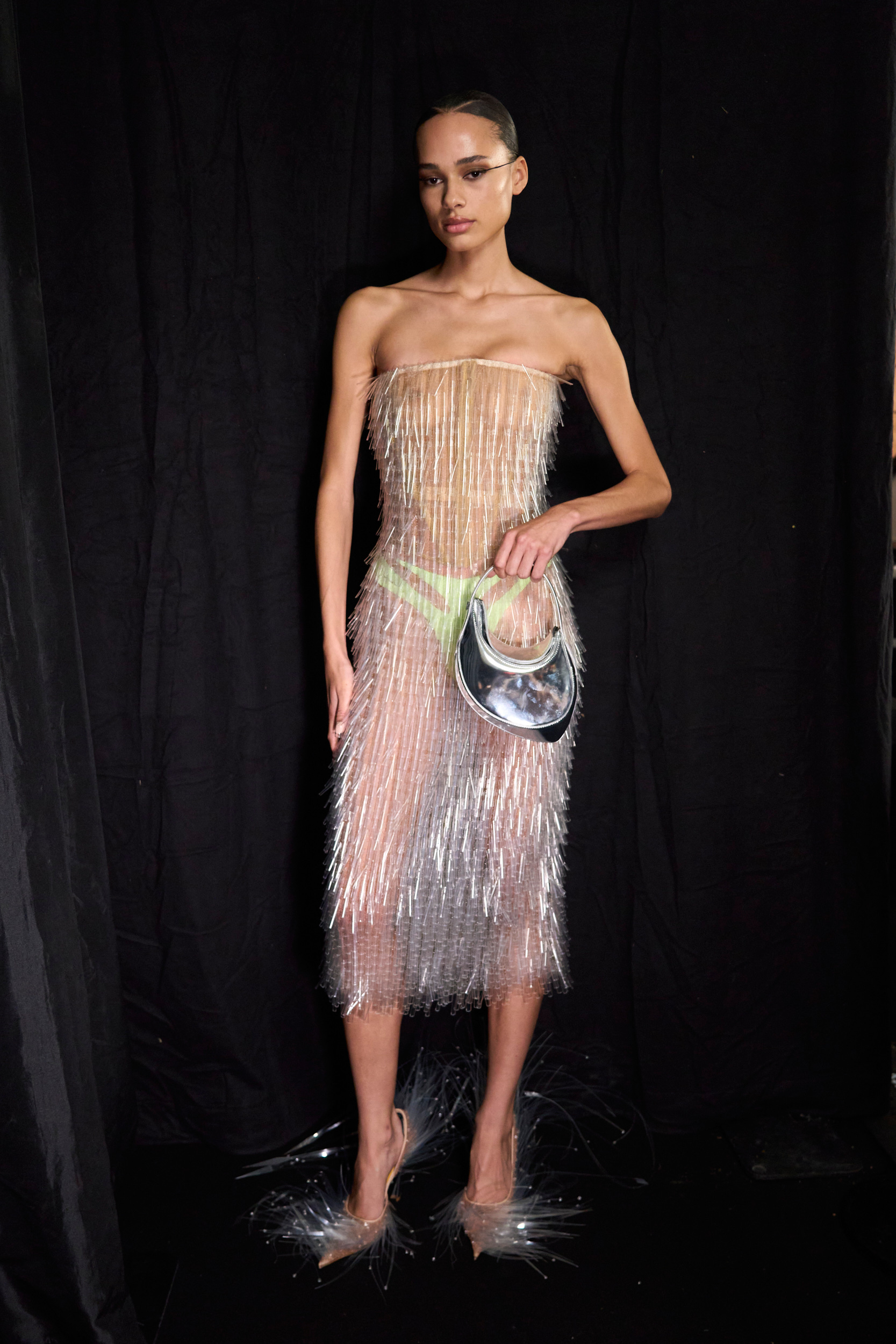 Mugler Spring 2024 Fashion Show Backstage