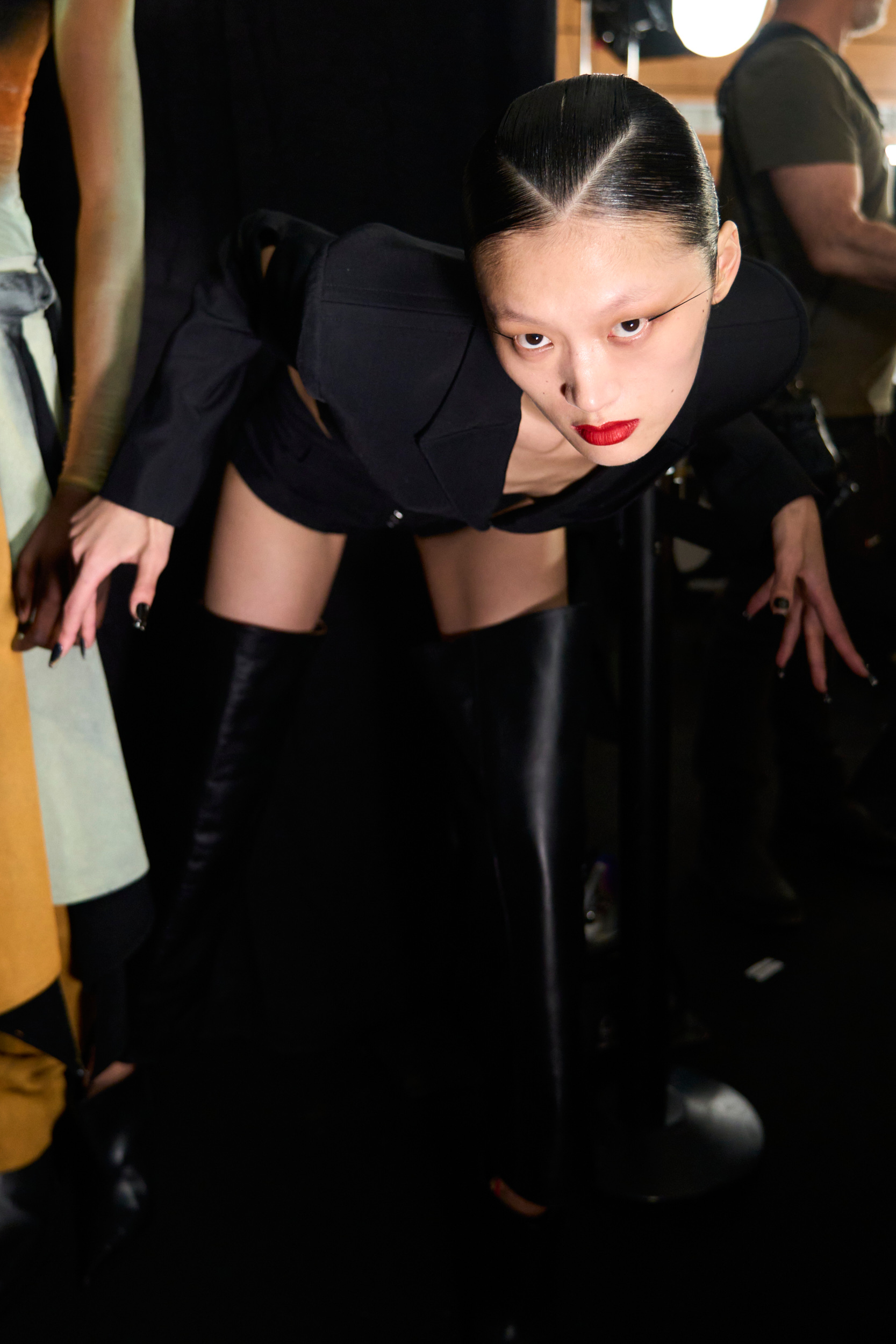 Mugler Spring 2024 Fashion Show Backstage