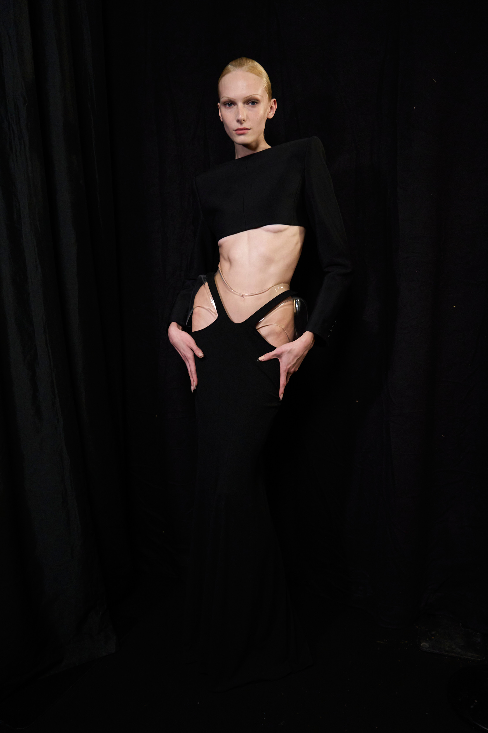 Mugler Spring 2024 Fashion Show Backstage