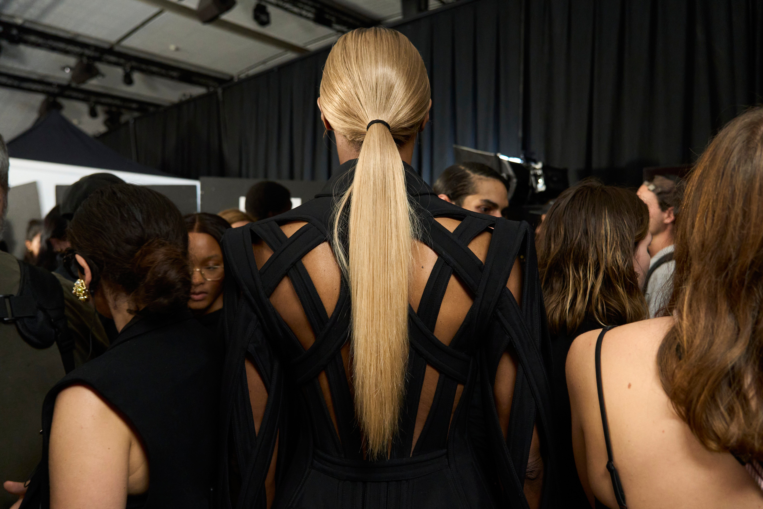 Mugler Spring 2024 Fashion Show Backstage