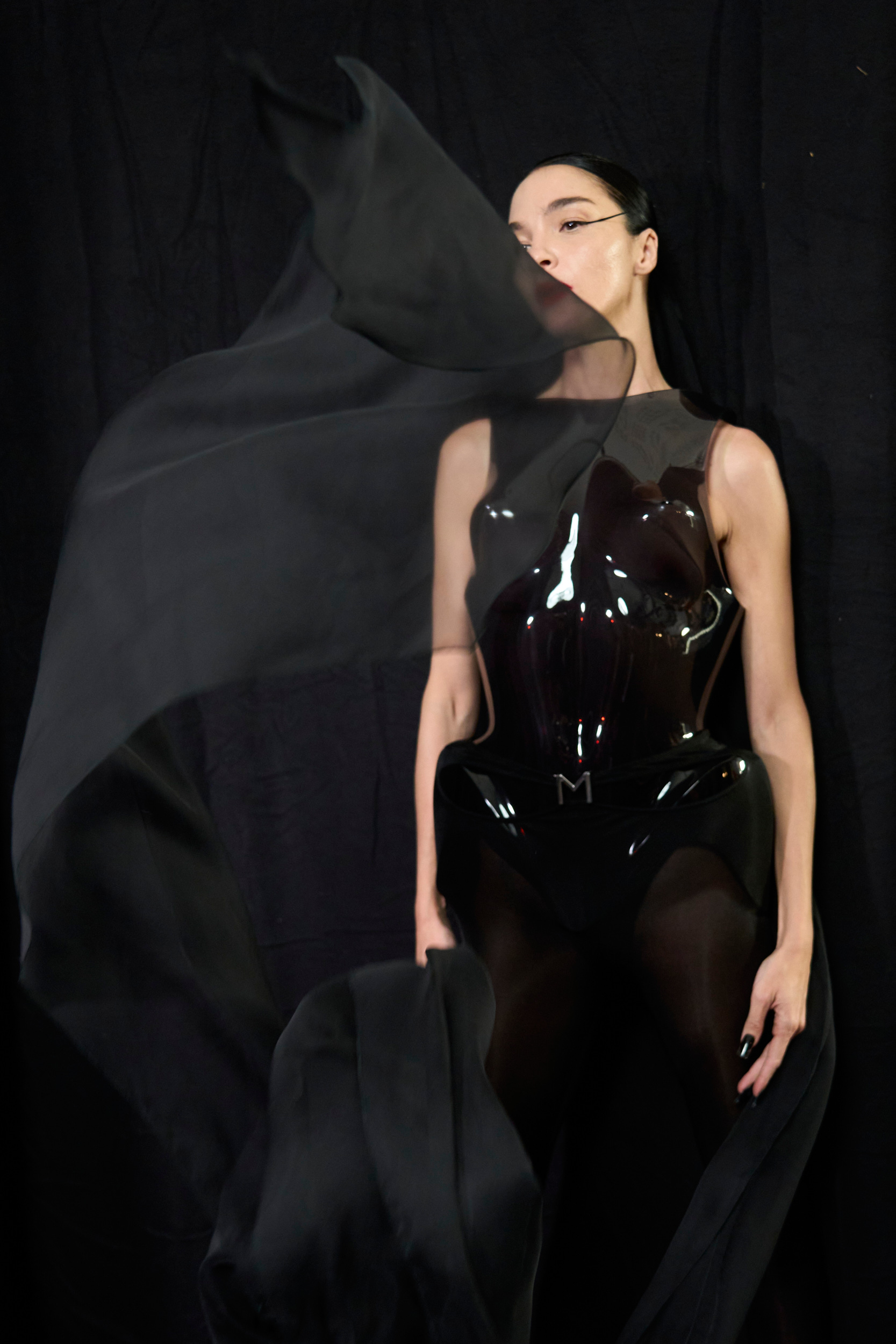 Mugler Spring 2024 Fashion Show Backstage