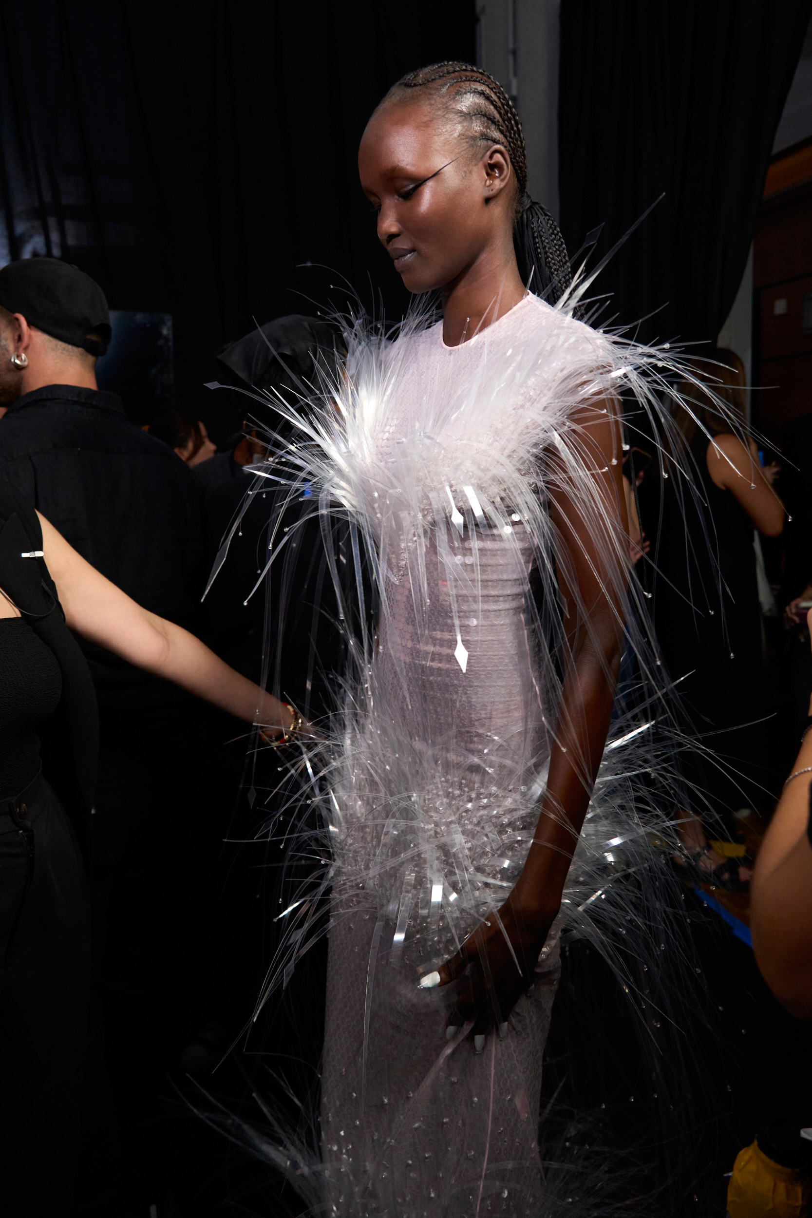 Mugler Spring 2024 Fashion Show Backstage