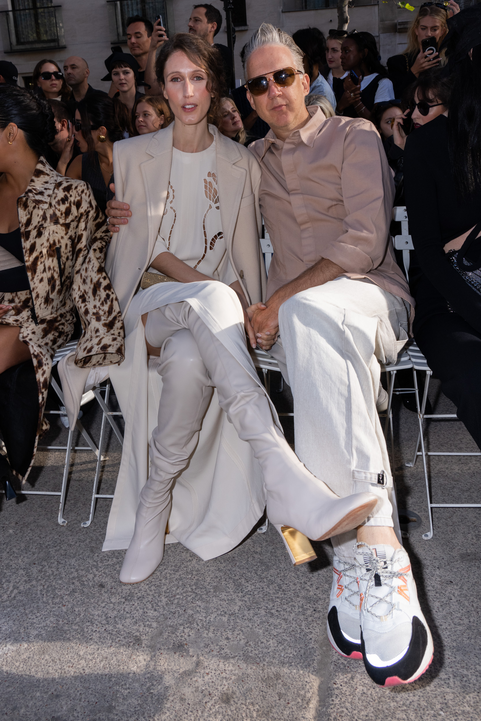 Celebrities Front Row at Stella McCartney Fall 2024 Fashion Show