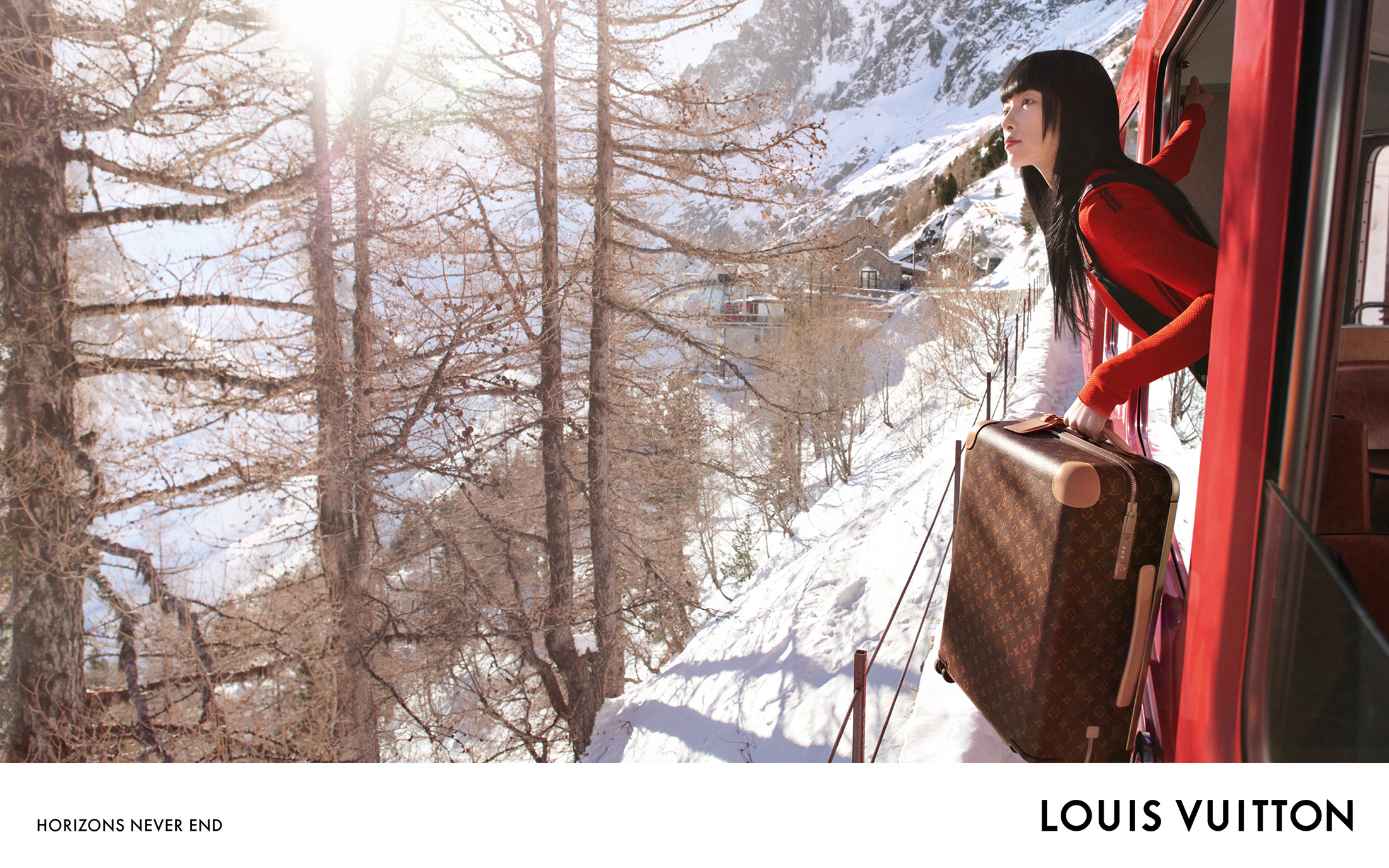 Gisele Bundchen in 'Horizons Never End' Louis Vuitton Luggage