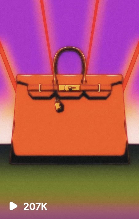 the best digital fashion programs 2023 instagram film poster for Hermes