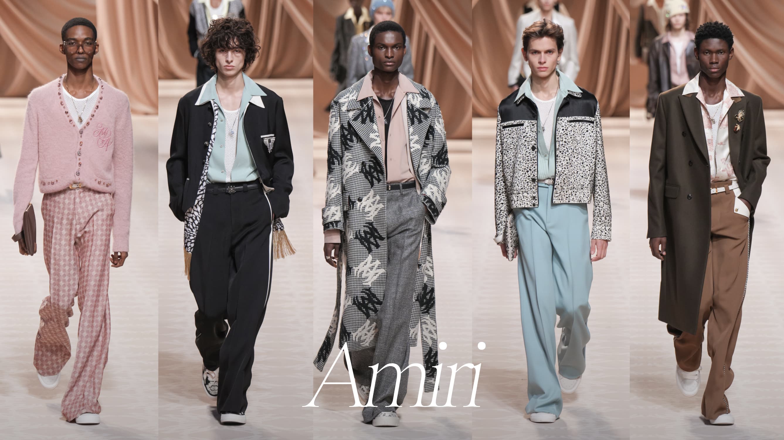 Amiri men's fall 2024 fashion show
