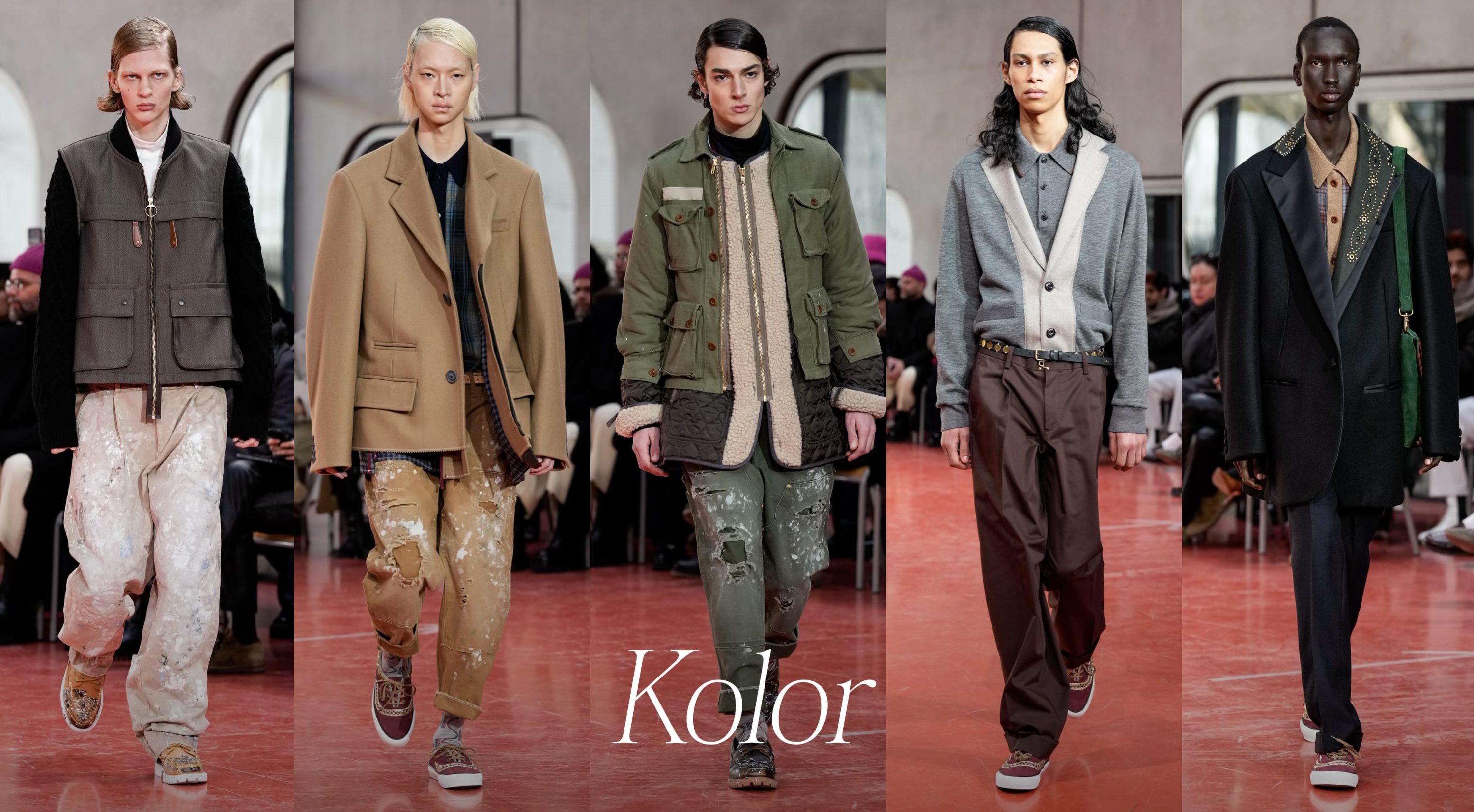 Kolor men's fall 2024 fashion show