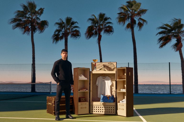 Carlos Alcaraz and Louis Vuitton's Bespoke Malle Vestiaire