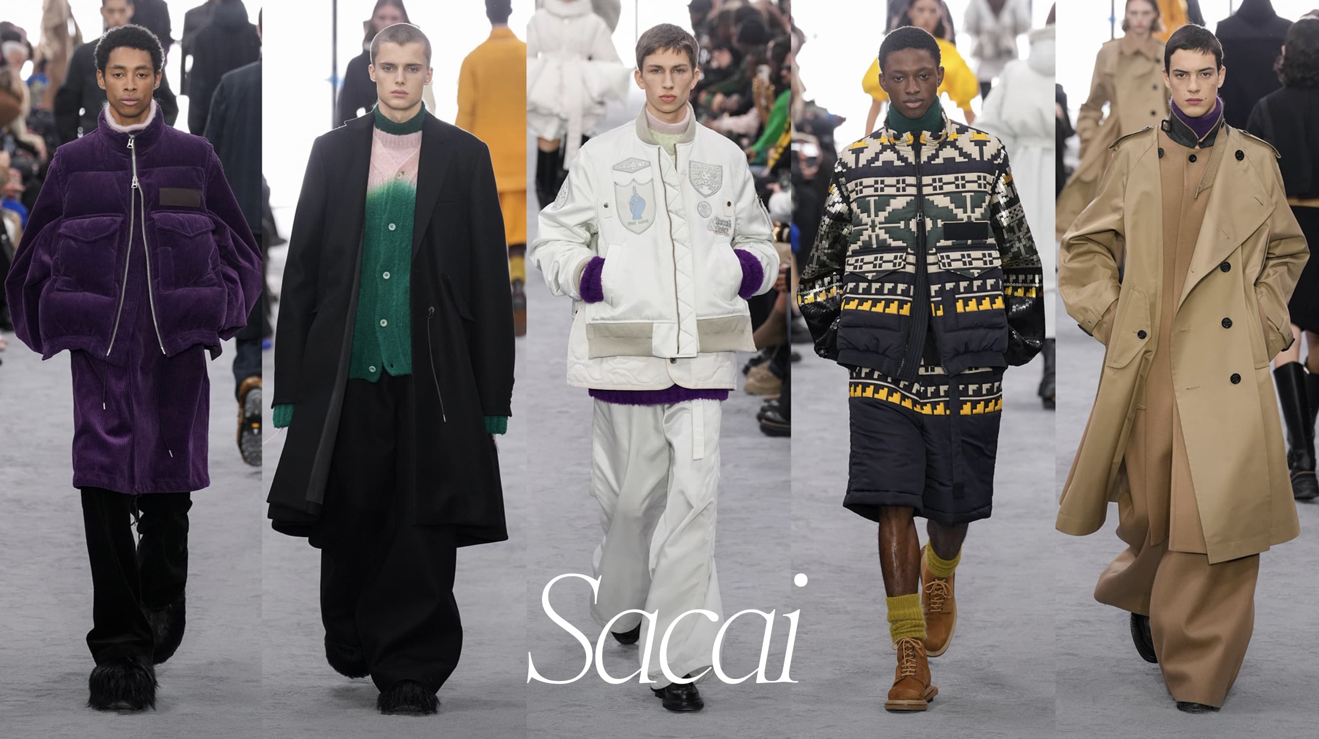 Sacai men's fall 2024 fashion show