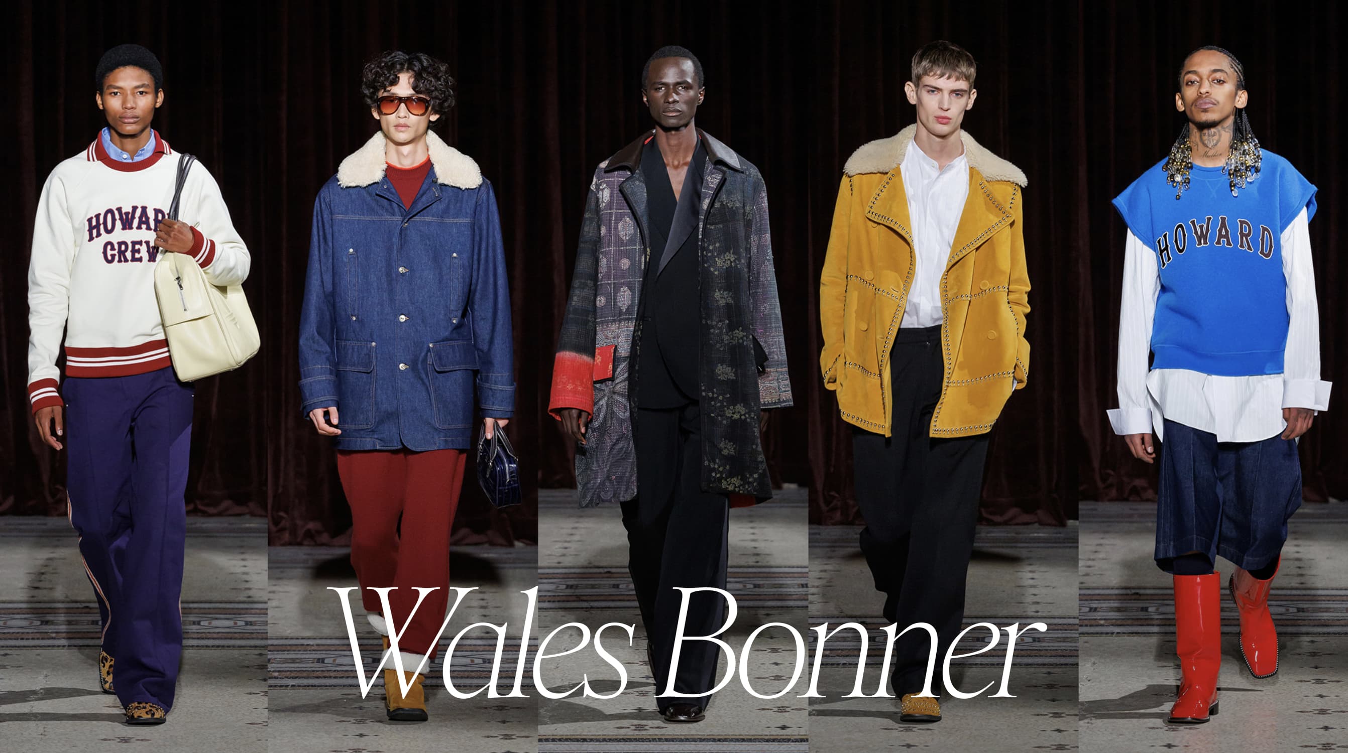 Wales Bonner men's fall 2024 fashion show