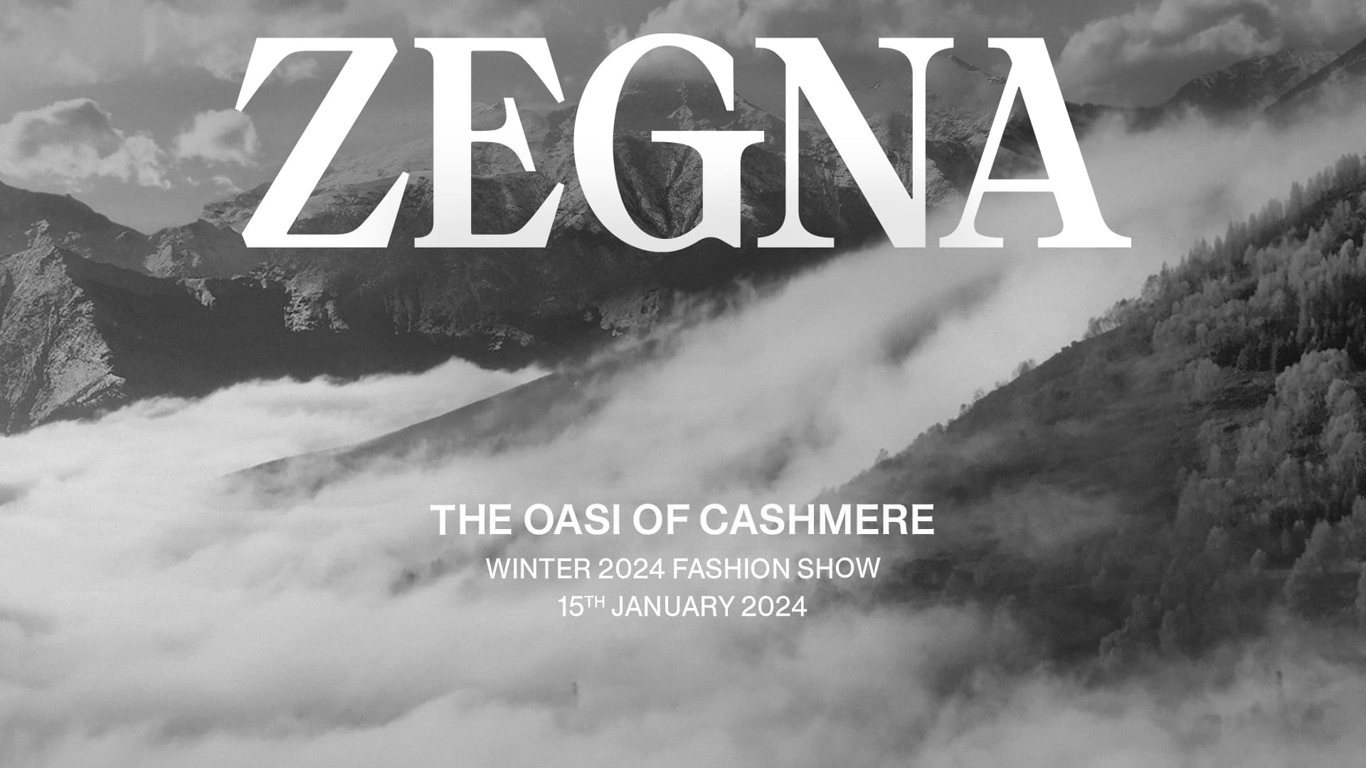 Zegna Men's Fall 2024 Fashion Show Live