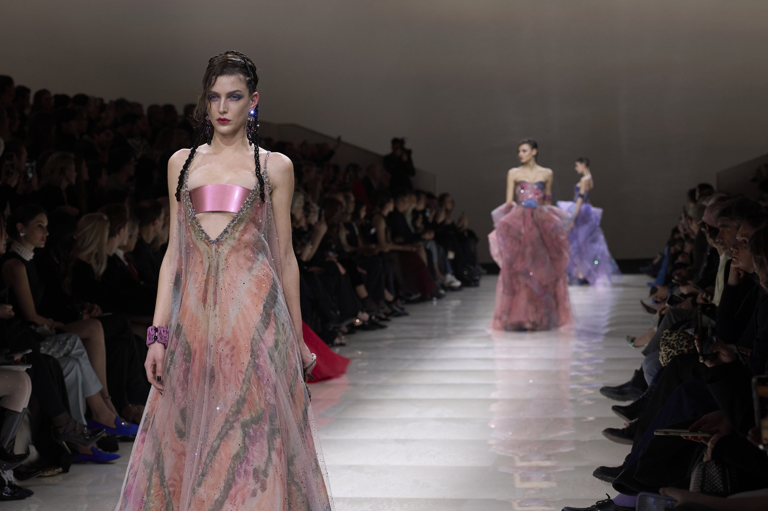 Giorgio Armani Prive Spring 2024 Couture Fashion Show Atmosphere