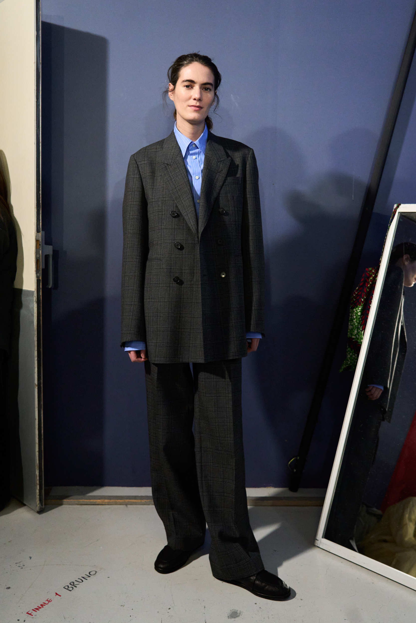 Auralee Fall 2024 Men’s Fashion Show Backstage