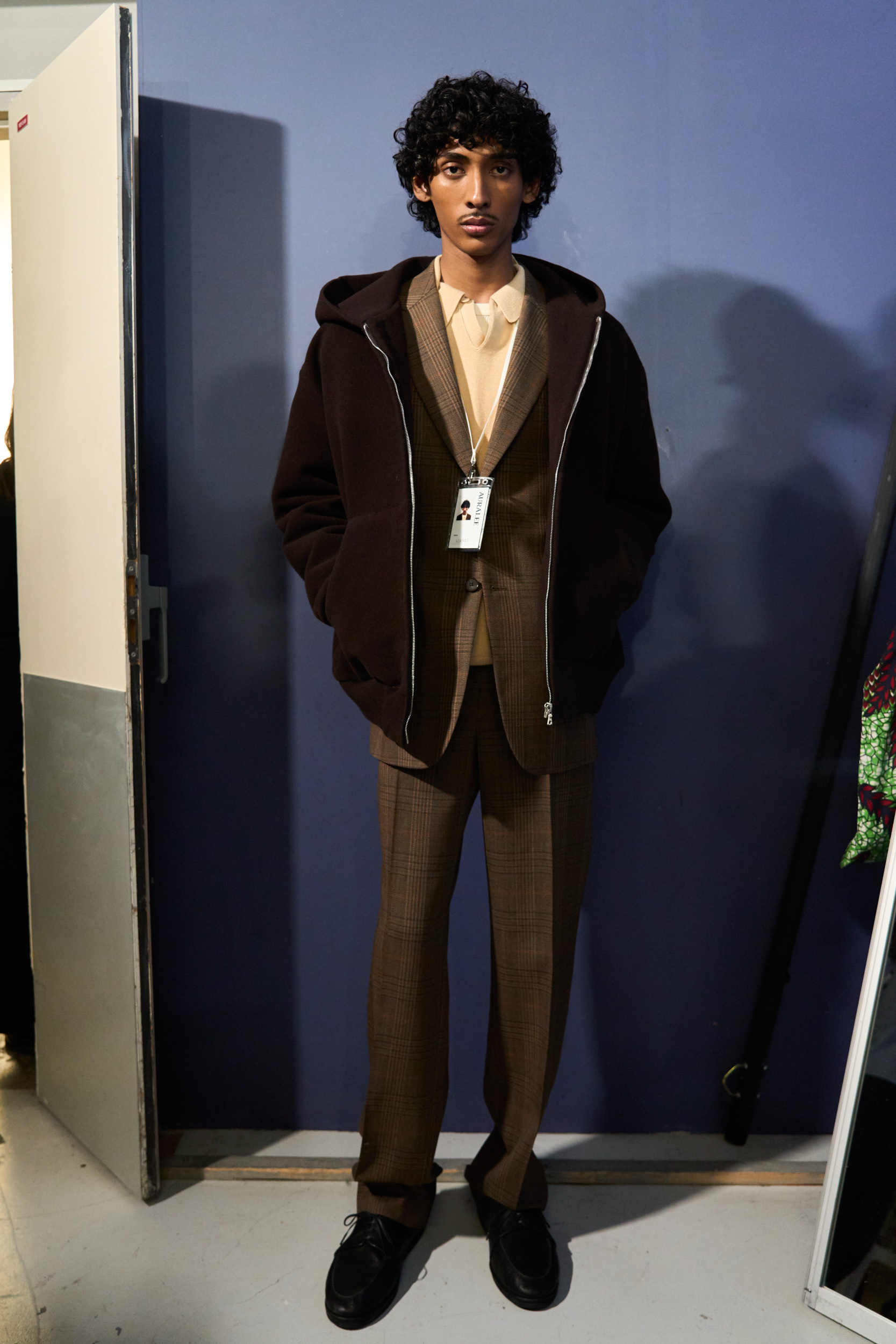 Auralee Fall 2024 Men’s Fashion Show Backstage