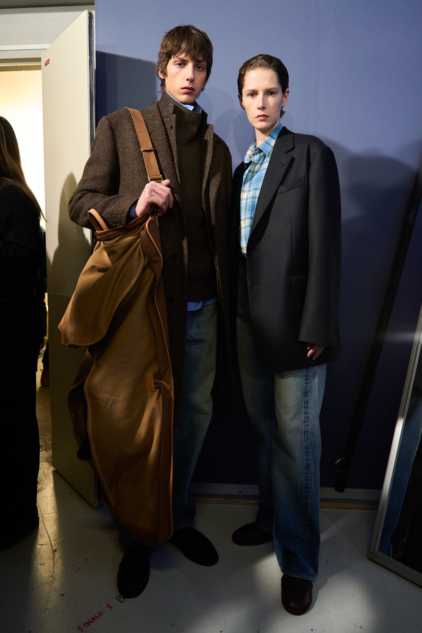 Auralee Fall 2024 Men’s Fashion Show Backstage