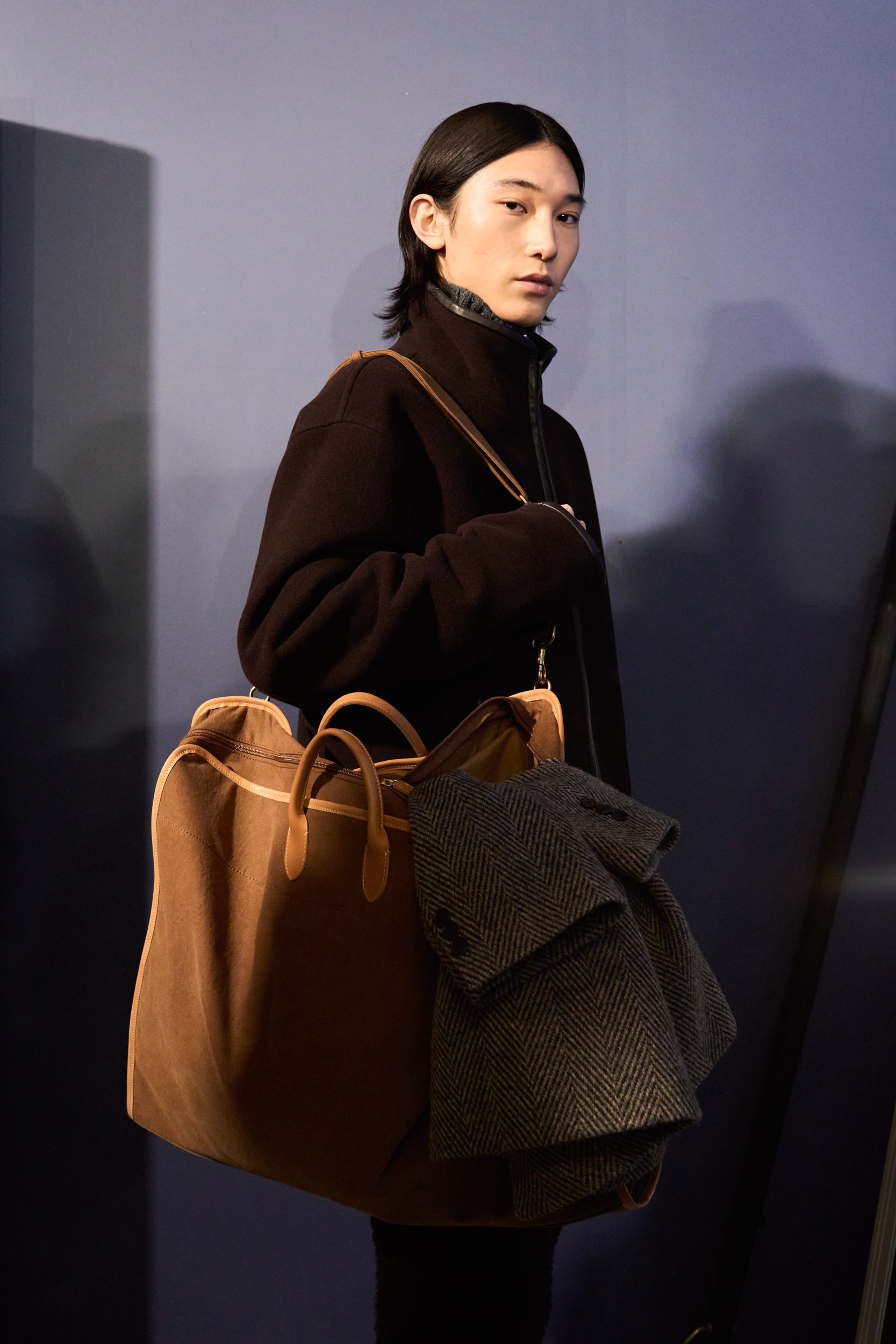 Auralee Fall 2024 Men’s Fashion Show Backstage