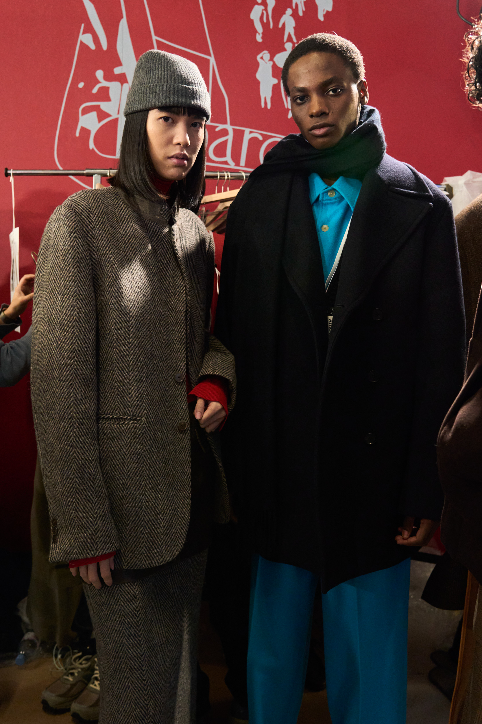 Auralee Fall 2024 Men’s Fashion Show Backstage