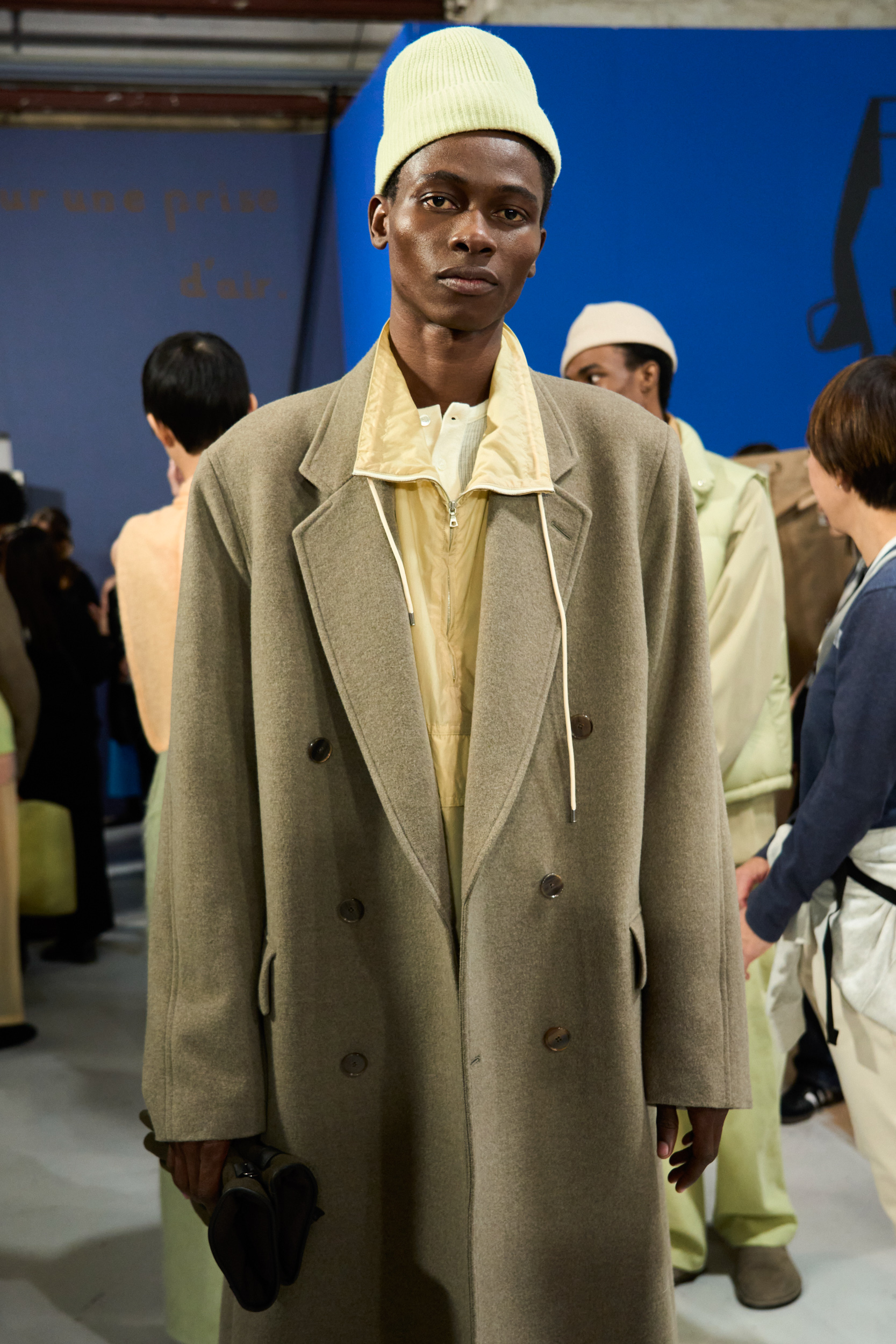 Auralee Fall 2024 Men’s Fashion Show Backstage