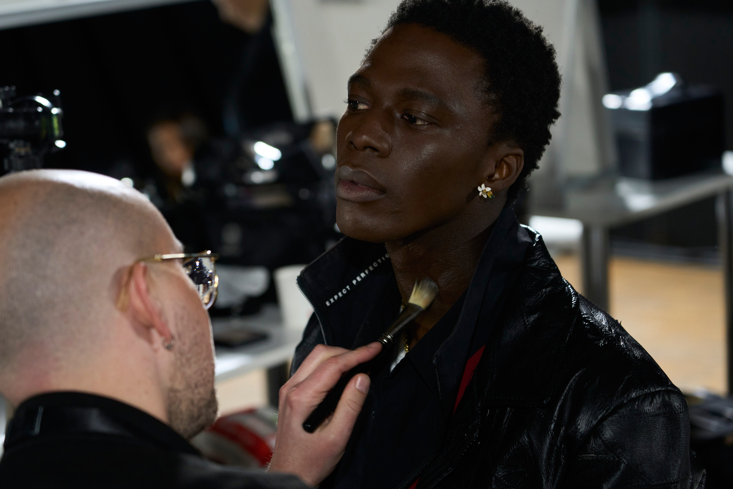 Balmain Fall 2024 Men’s Fashion Show Backstage