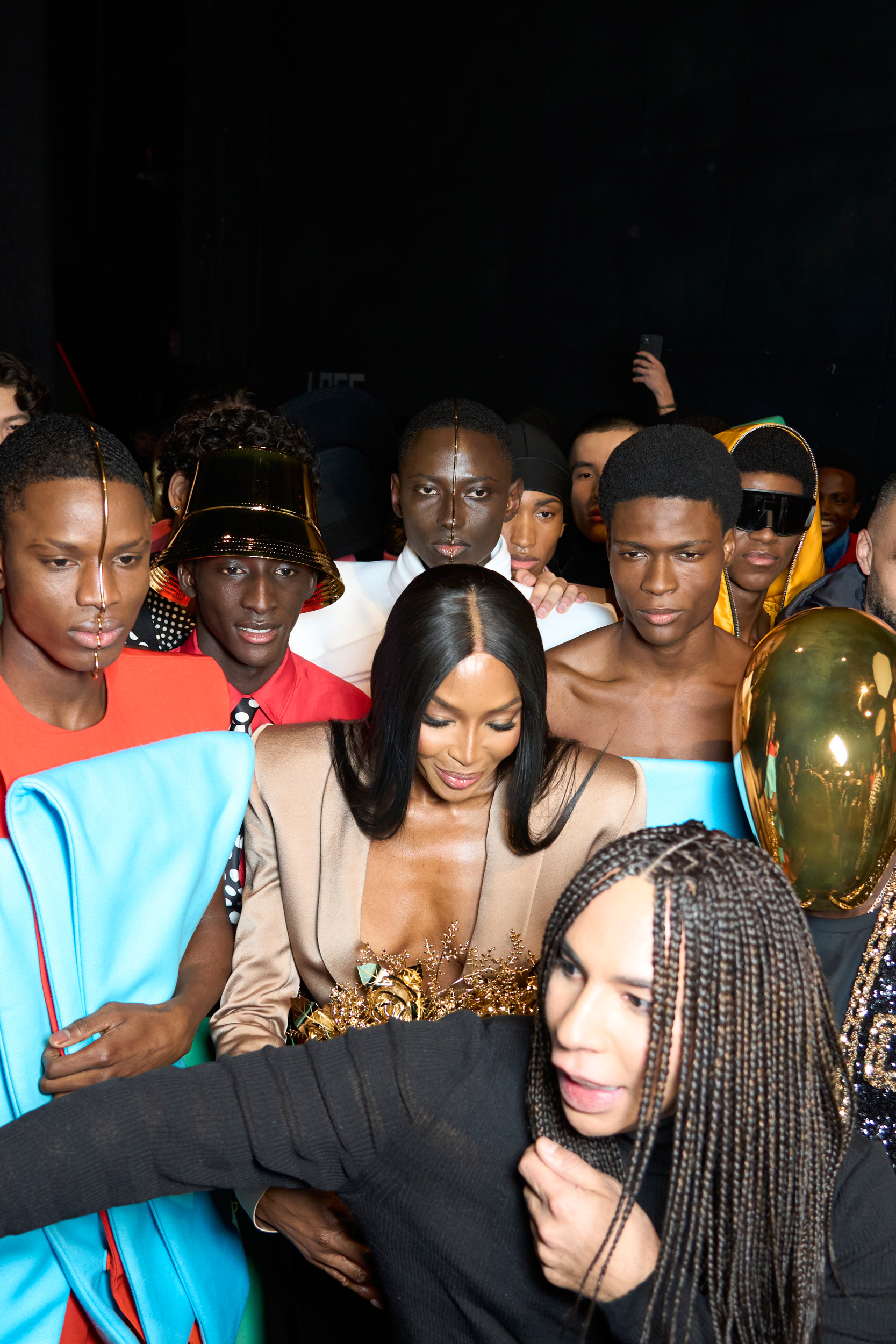 Balmain Fall 2024 Men’s Fashion Show Backstage