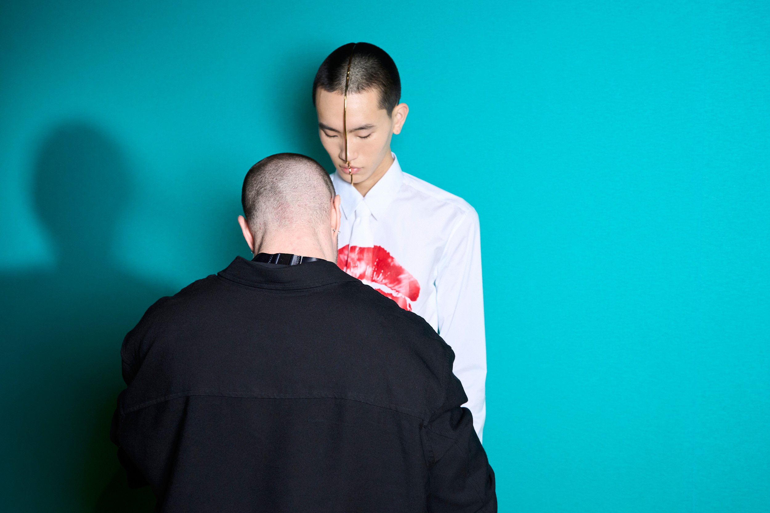 Balmain Fall 2024 Men’s Fashion Show Backstage