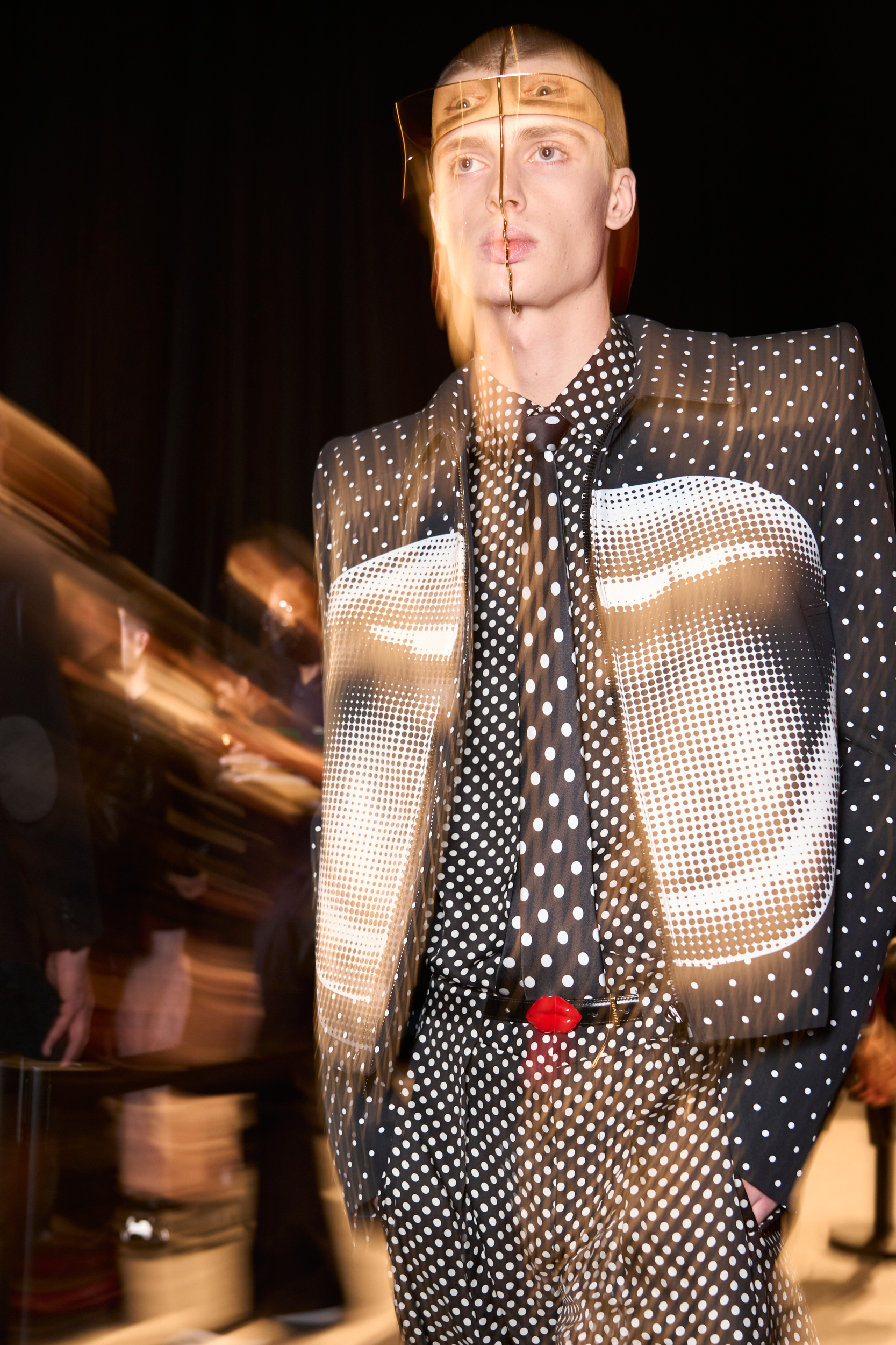 Balmain Fall 2024 Men’s Fashion Show Backstage