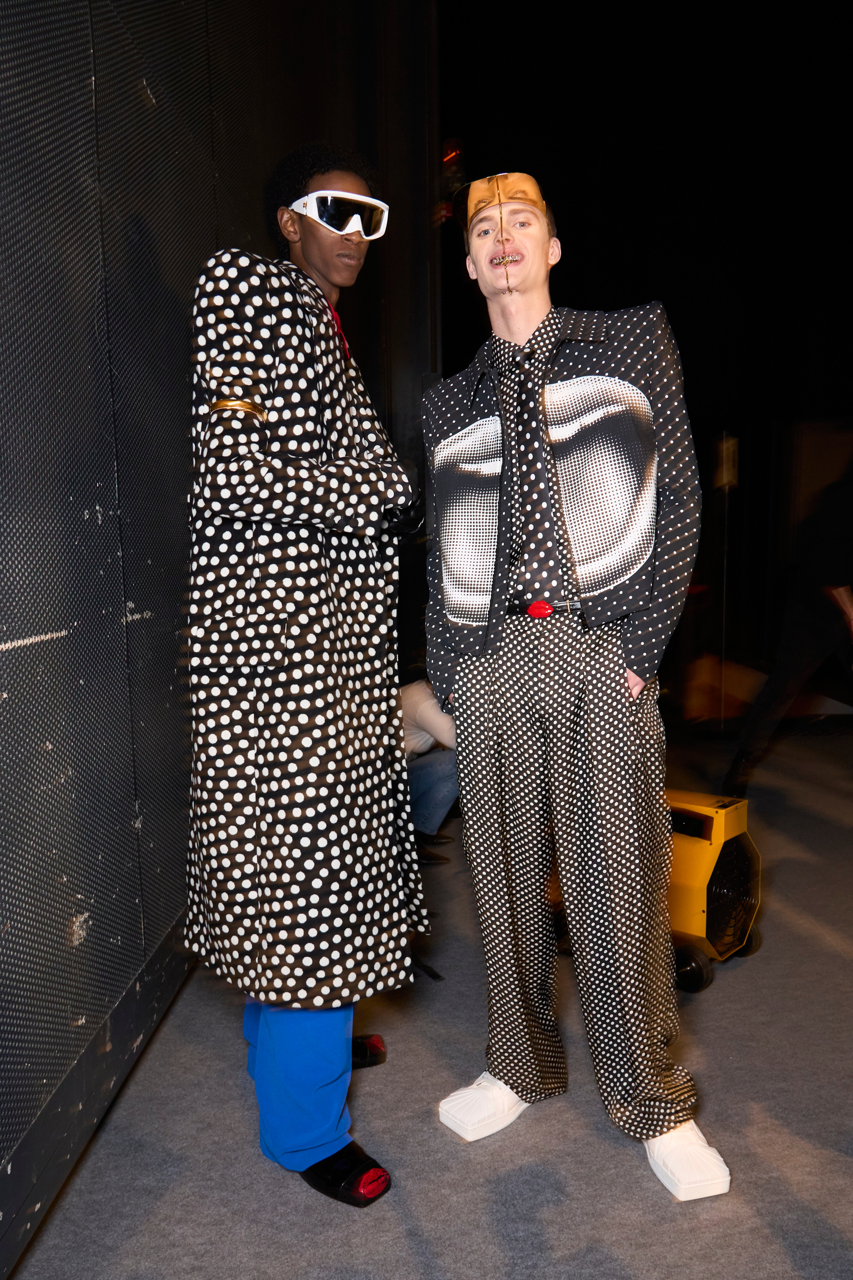 Balmain Fall 2024 Men’s Fashion Show Backstage