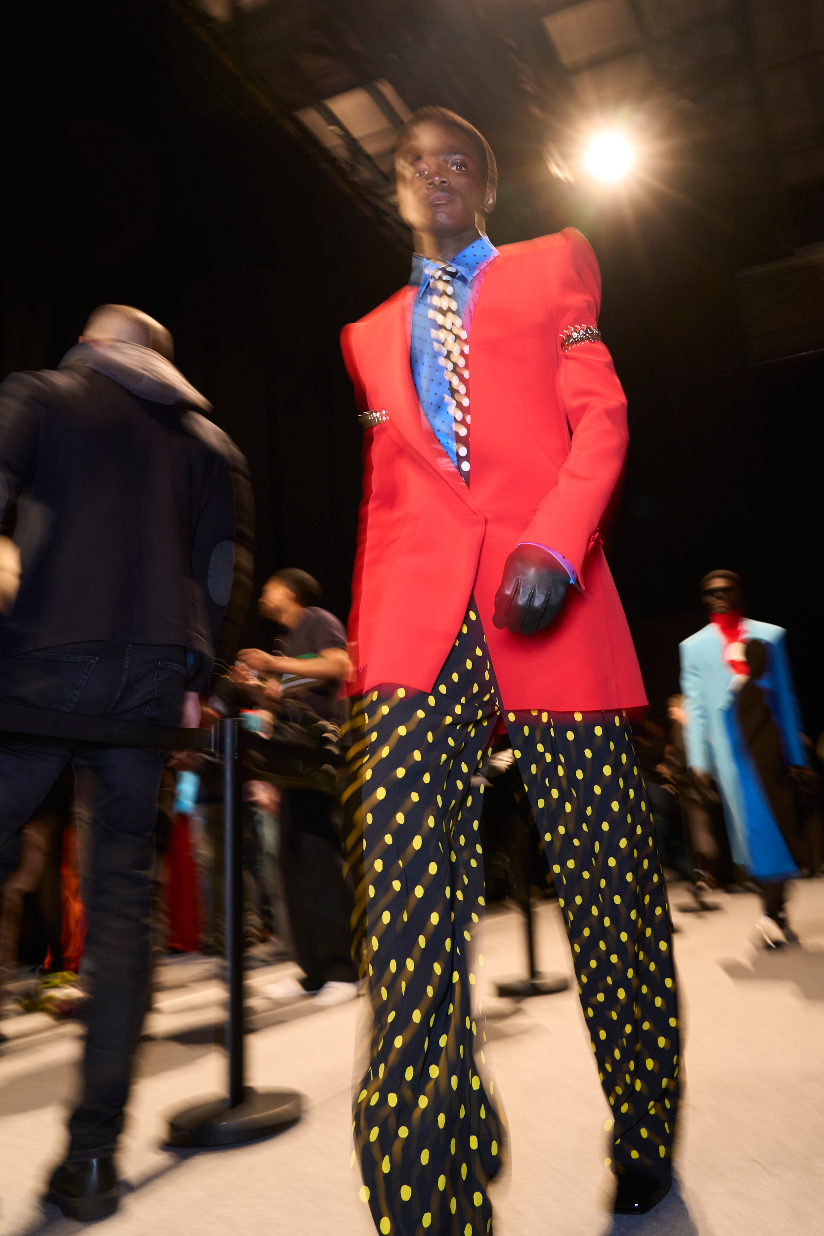 Balmain Fall 2024 Men’s Fashion Show Backstage