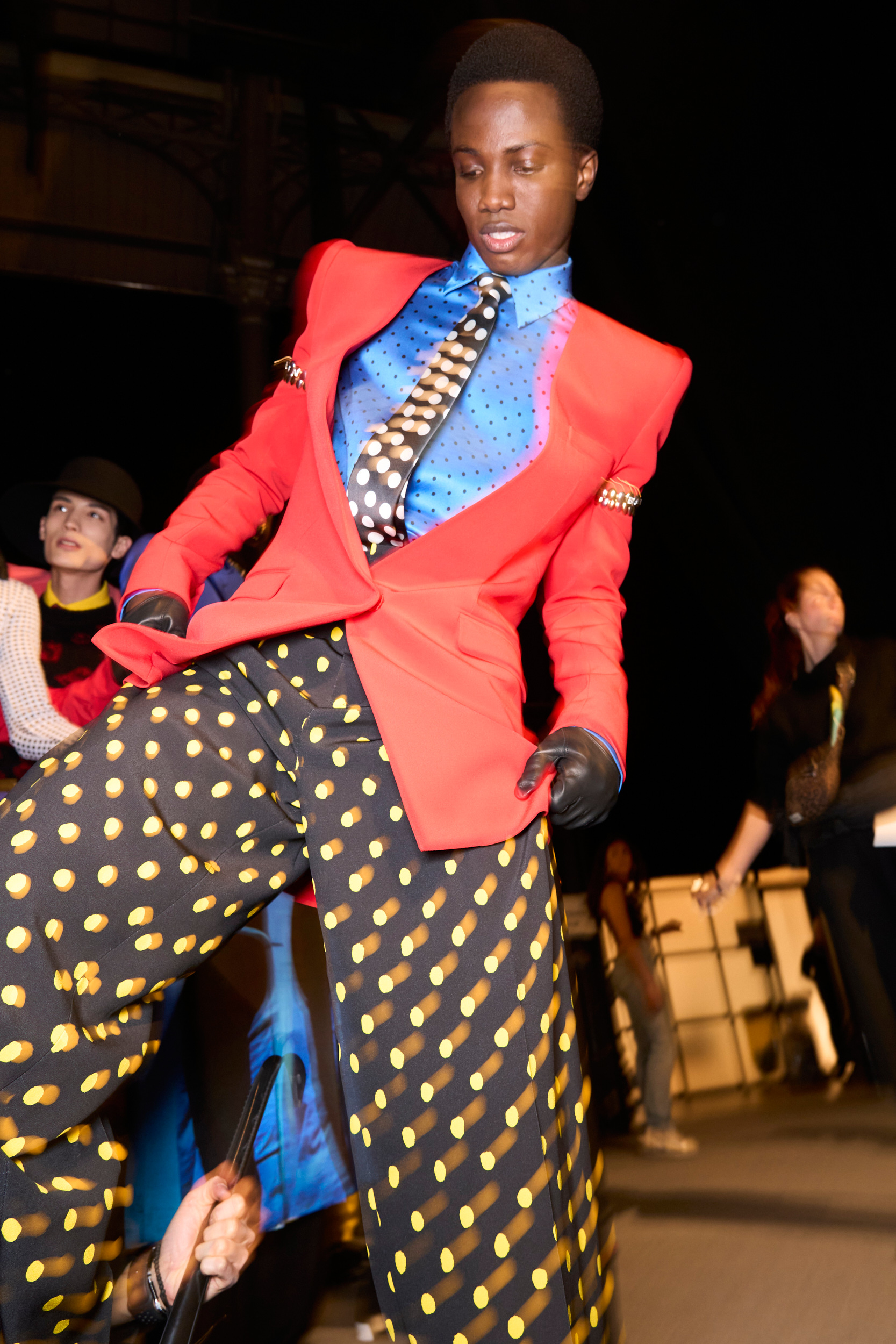 Balmain Fall 2024 Men’s Fashion Show Backstage