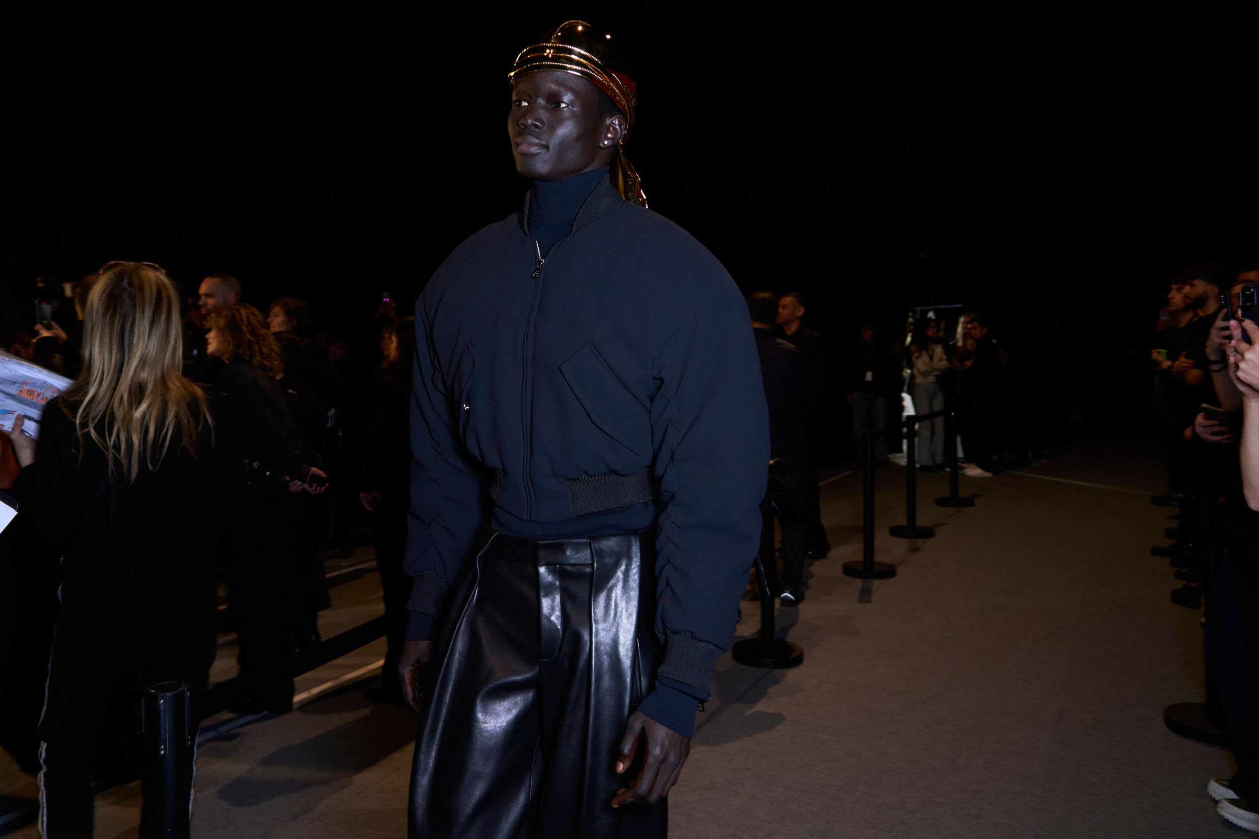 Balmain Fall 2024 Men’s Fashion Show Backstage