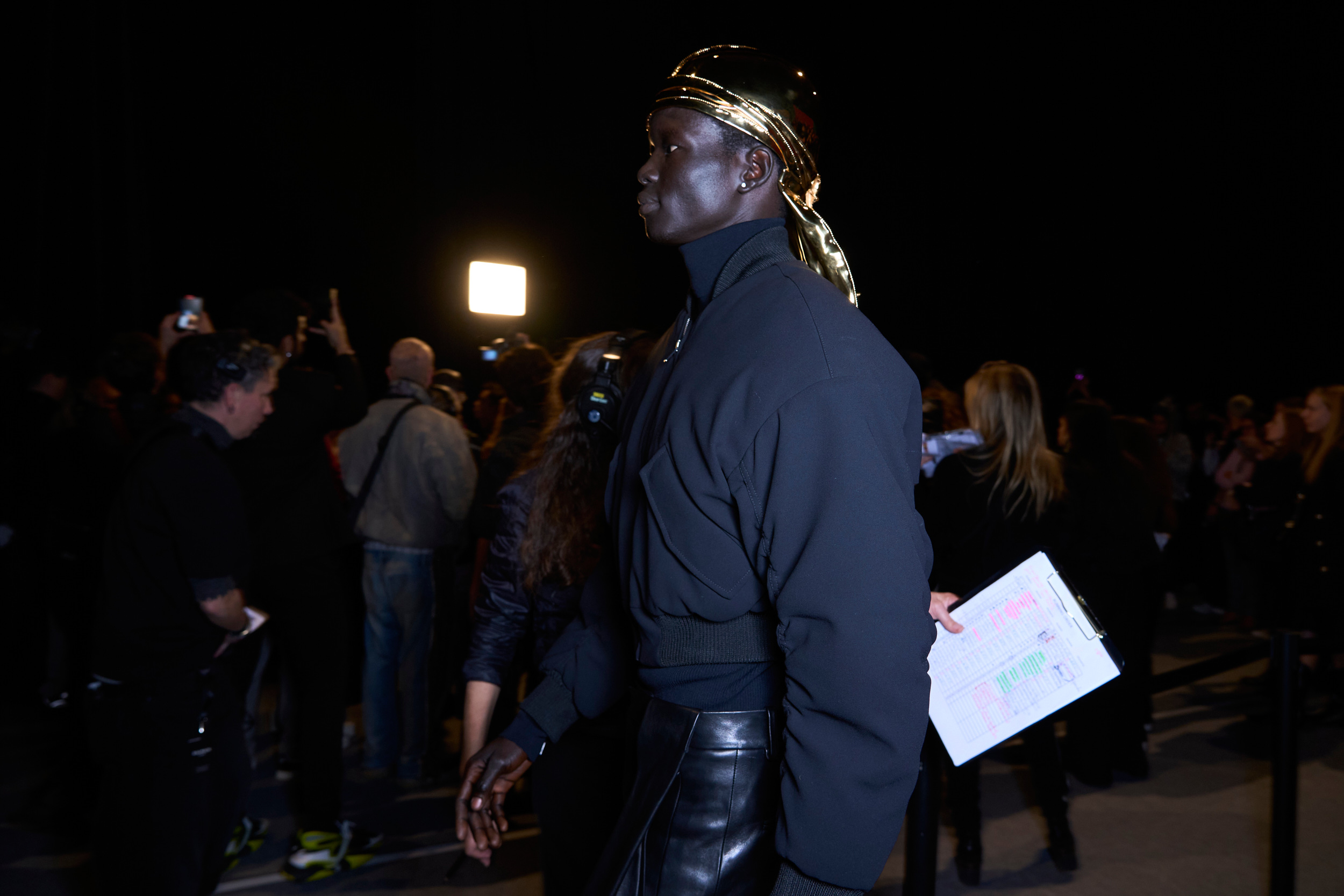 Balmain Fall 2024 Men’s Fashion Show Backstage