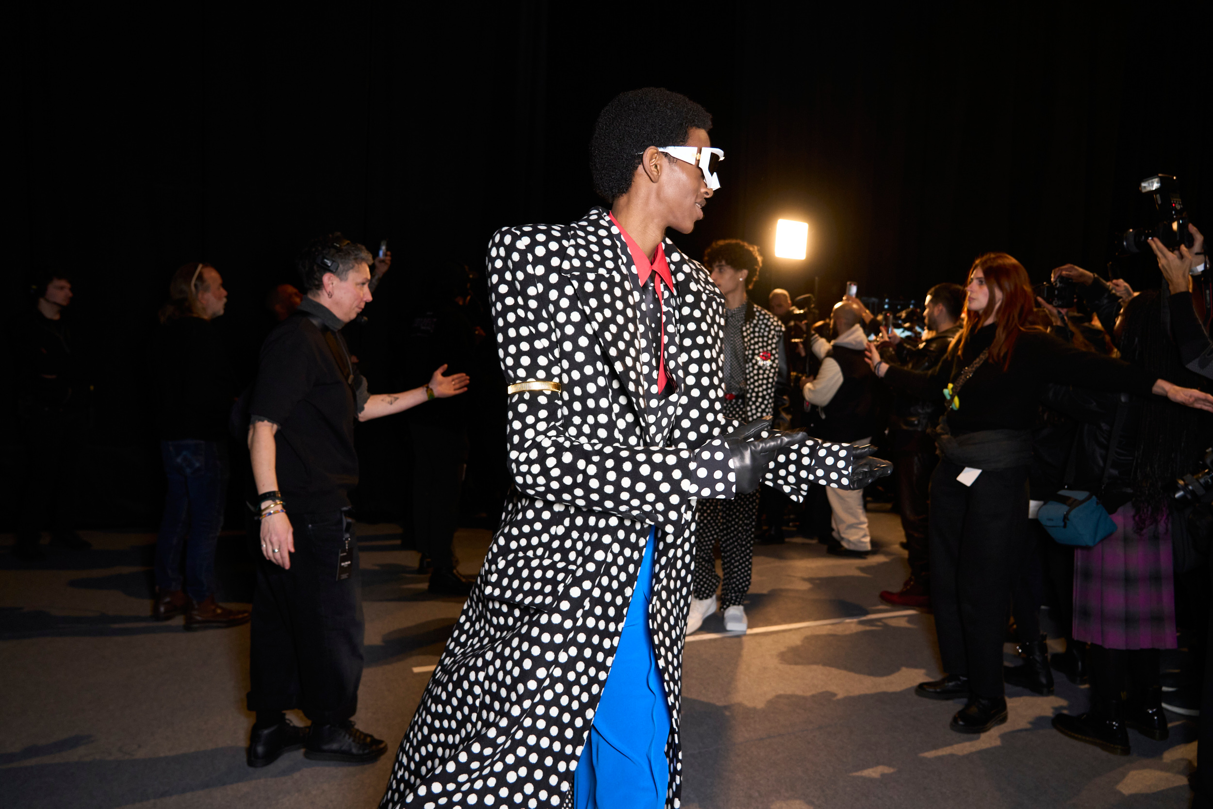 Balmain Fall 2024 Men’s Fashion Show Backstage