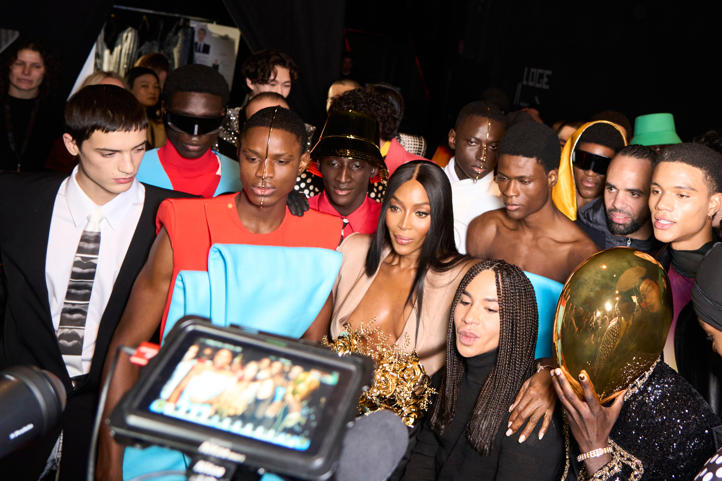 Balmain Fall 2024 Men’s Fashion Show Backstage