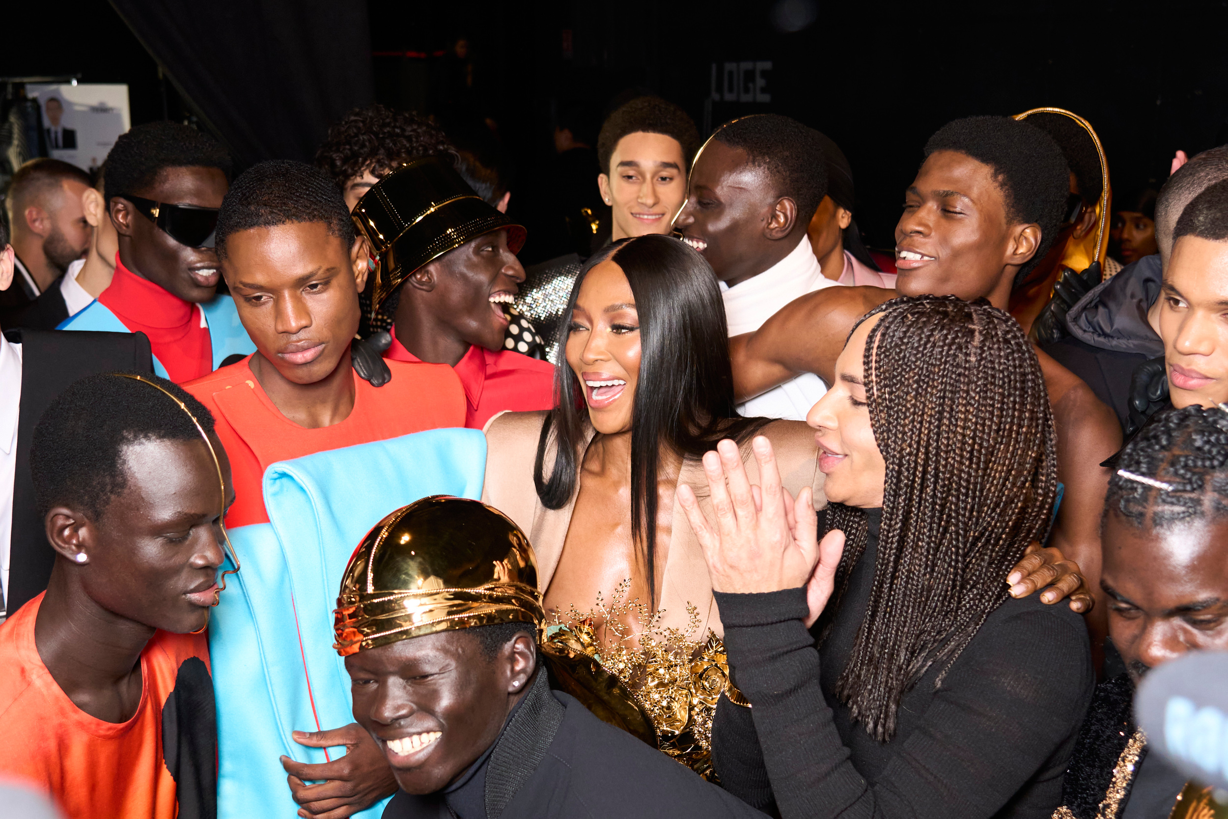 Balmain Fall 2024 Men’s Fashion Show Backstage