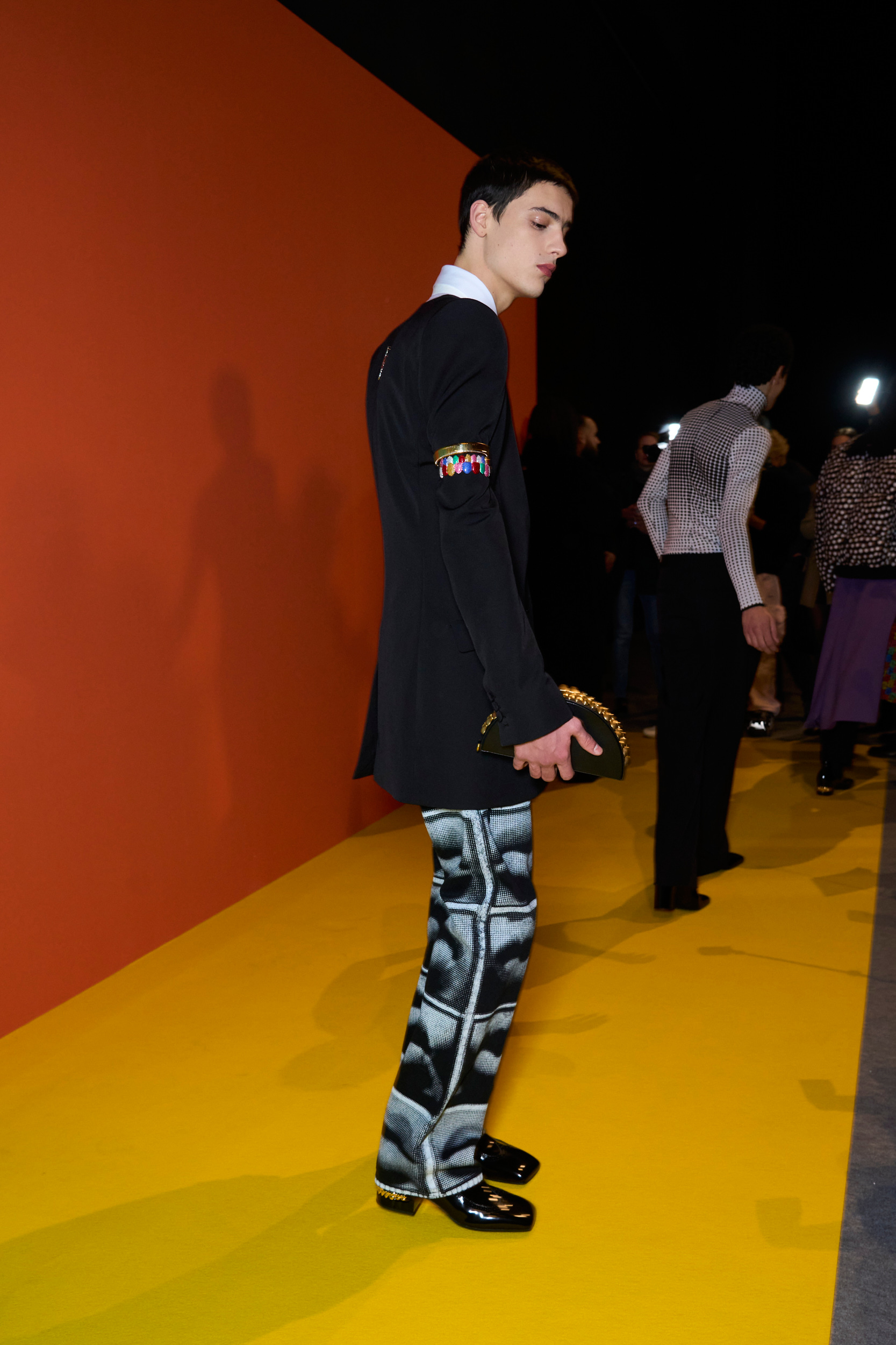 Balmain Fall 2024 Men’s Fashion Show Backstage