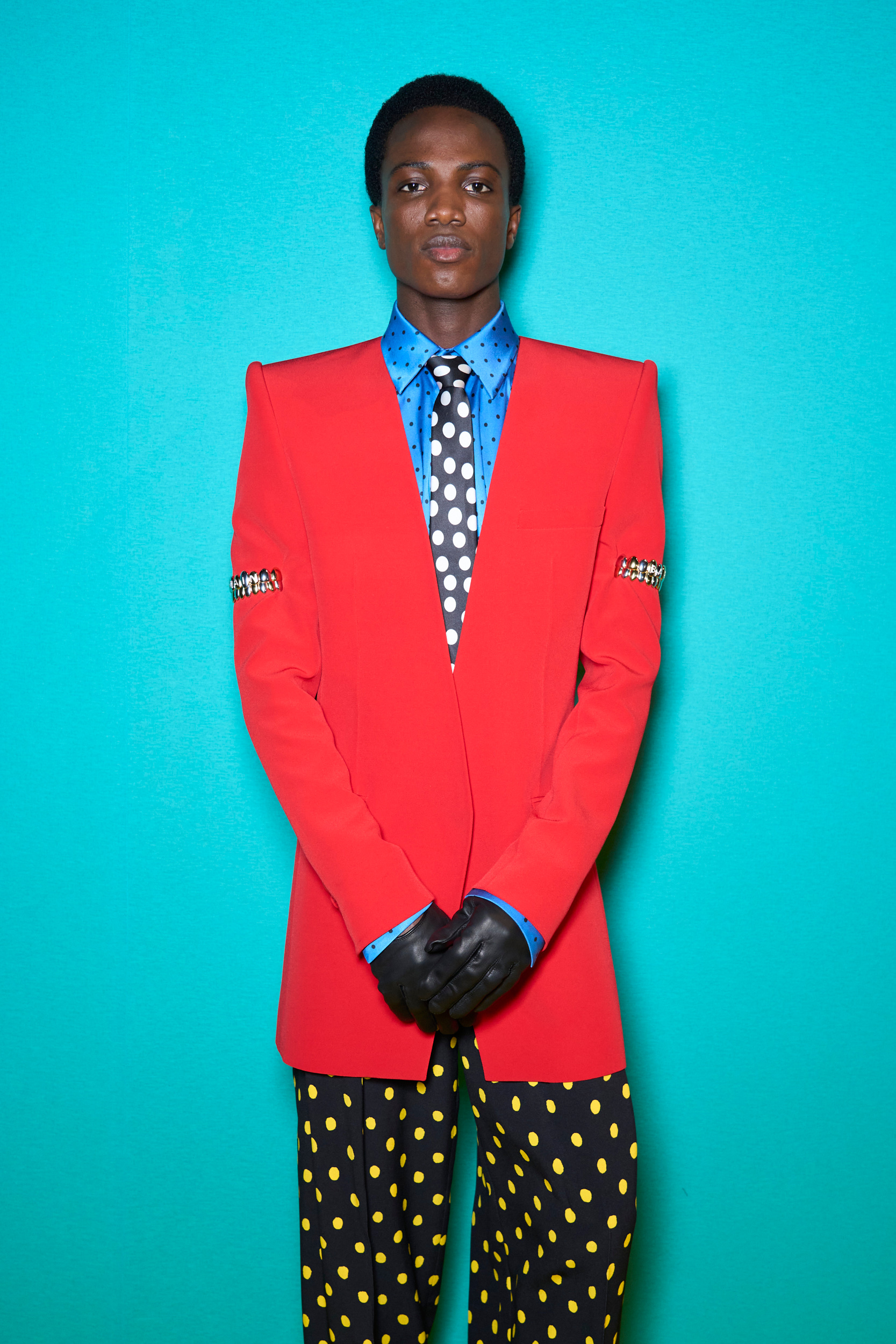 Balmain Fall 2024 Men’s Fashion Show Backstage