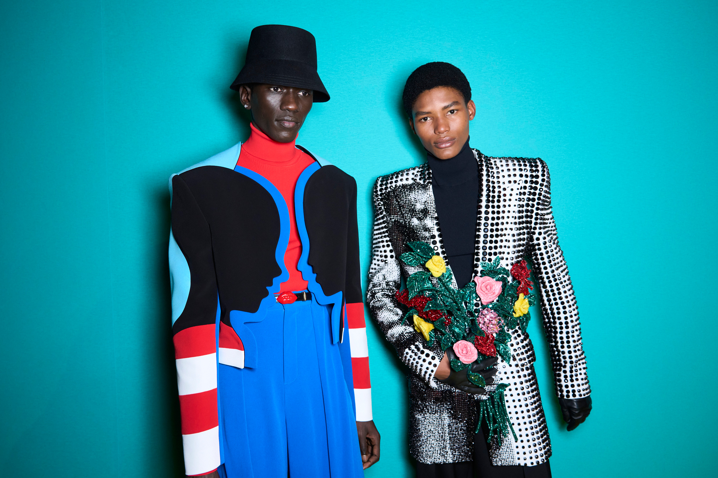 Balmain Fall 2024 Men’s Fashion Show Backstage