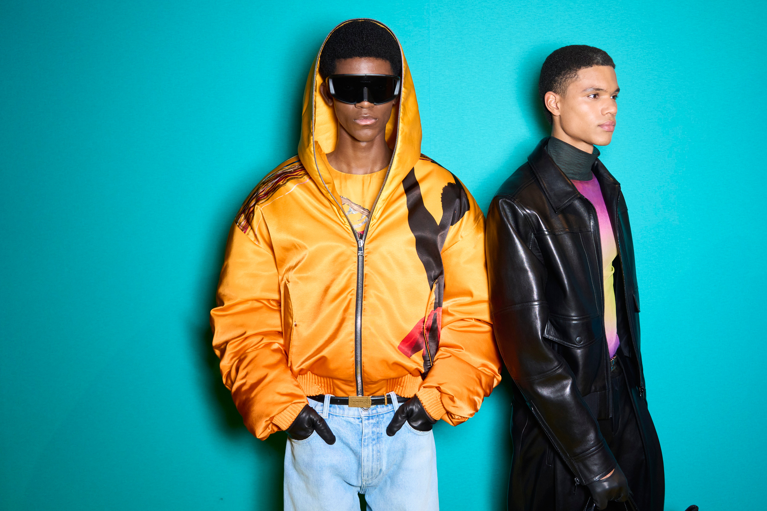 Balmain Fall 2024 Men’s Fashion Show Backstage