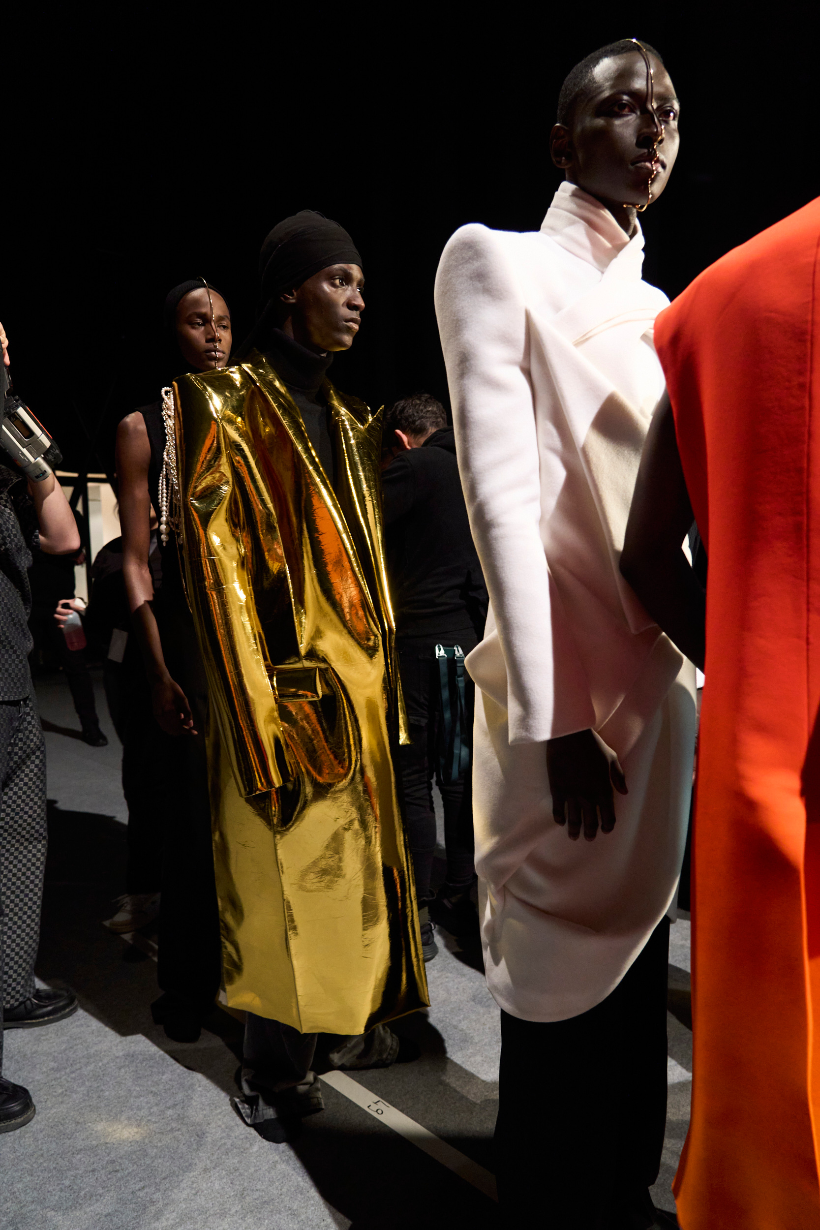 Balmain Fall 2024 Men’s Fashion Show Backstage